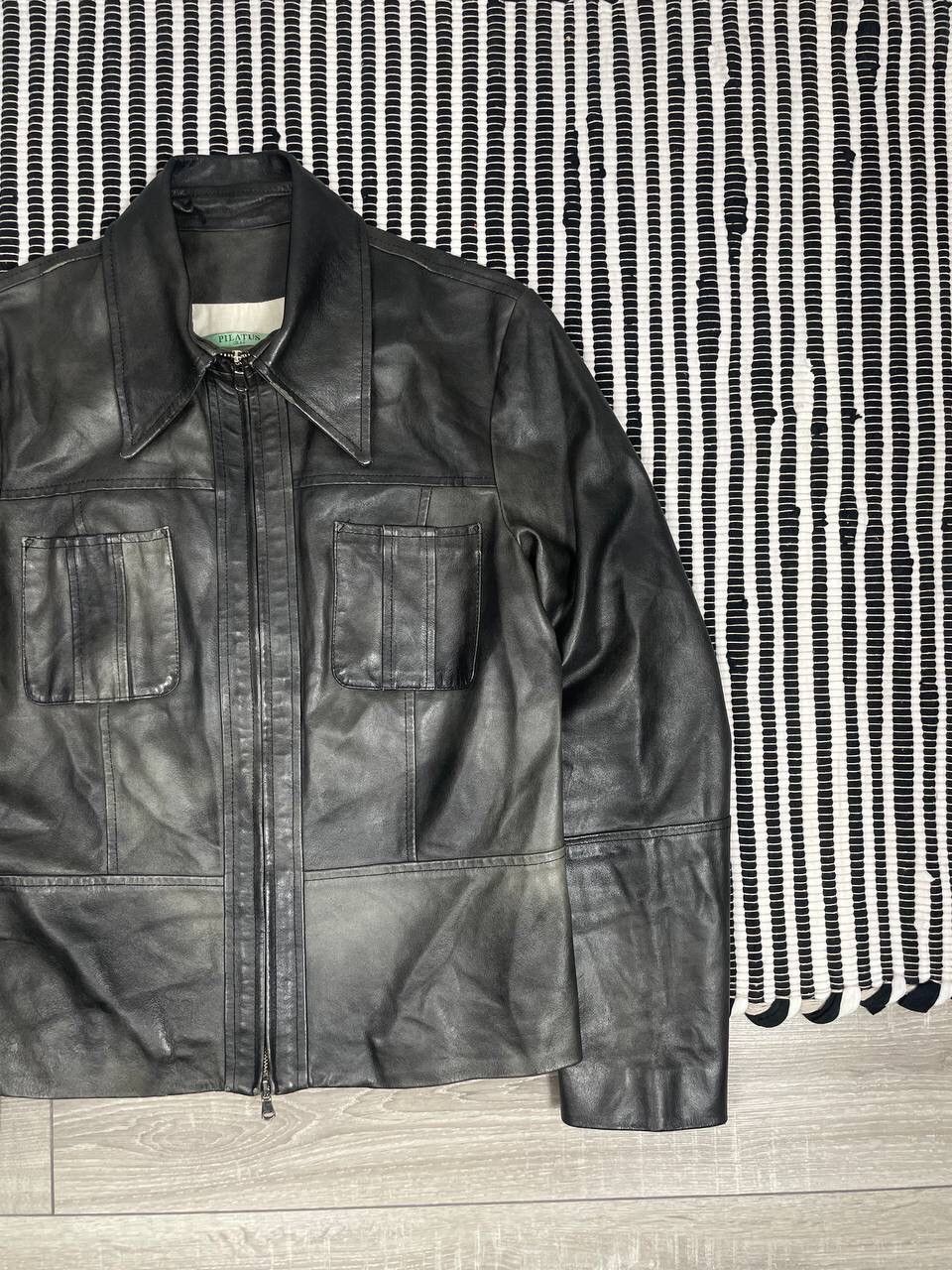 Other Vintage Pilatus Leather Jacket Faded Y2K Size US M / EU 48-50 / 2 - 3 Thumbnail