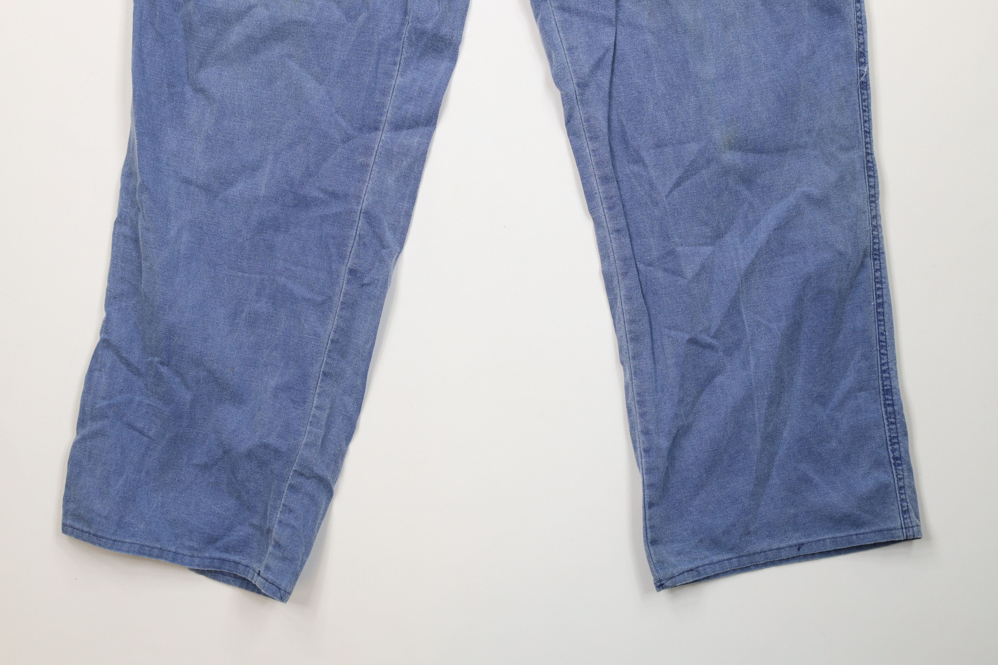 Izod Vintage 80s 90s Izod Stonewash Pigment Dye Wide Leg Pants Size US 36 / EU 52 - 5 Thumbnail