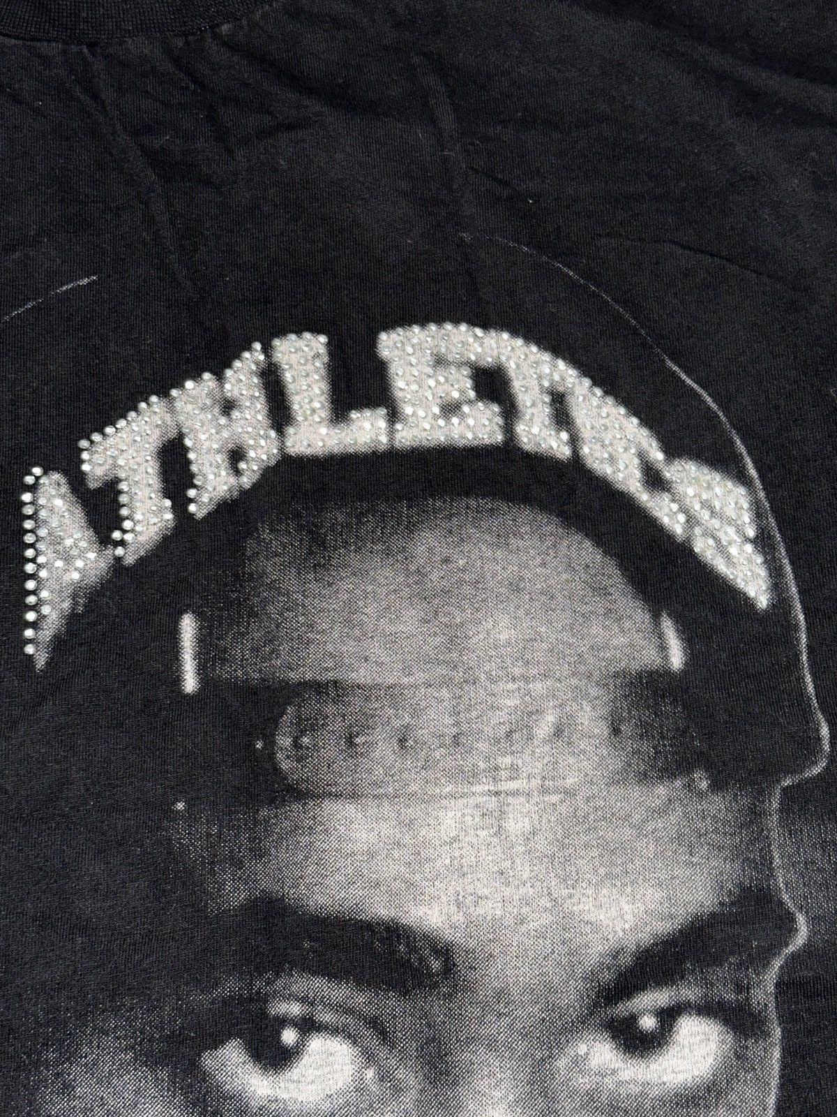 Y2K Vtg 00s 2PAC “Oakland Athletics” Bootleg Rap Tee 4XL