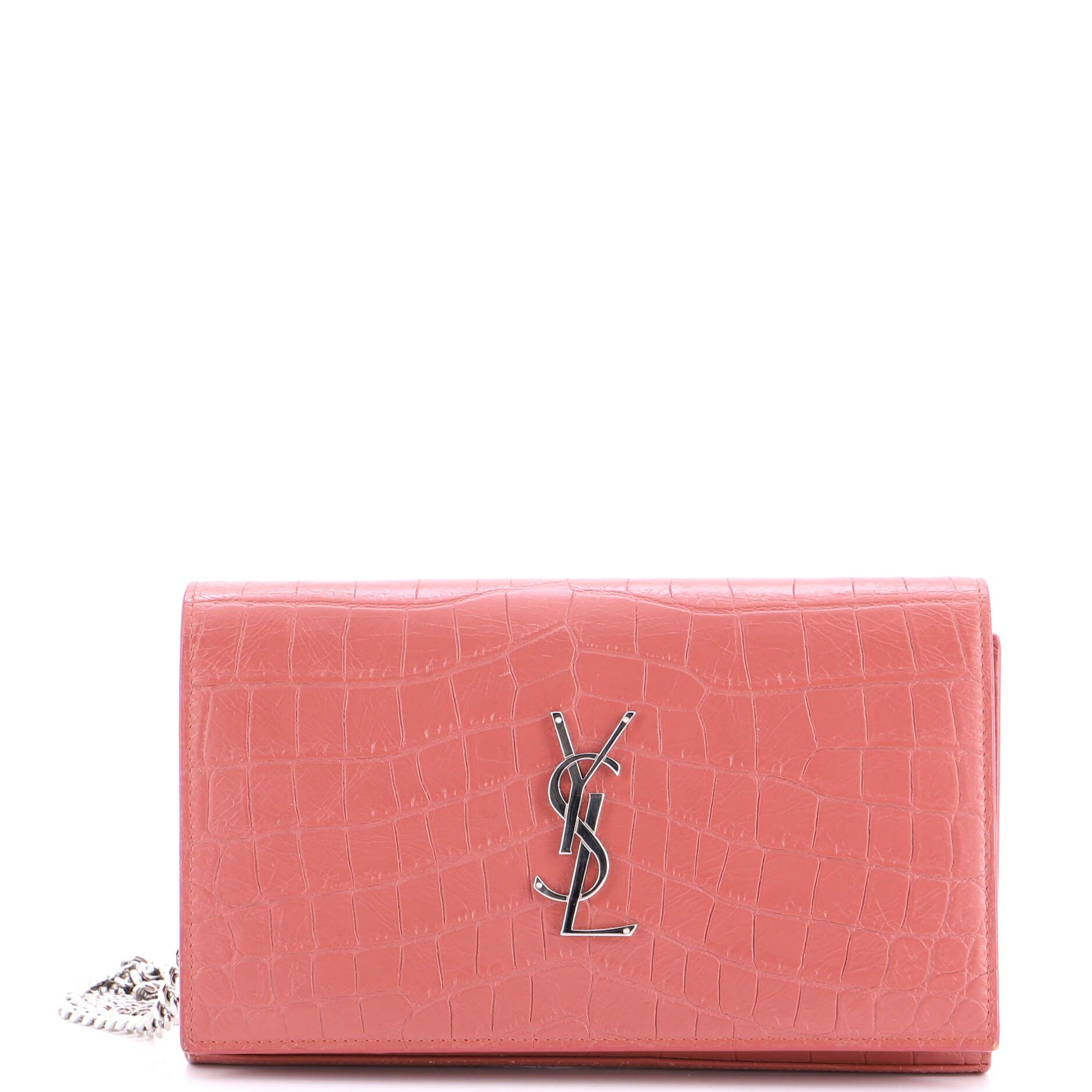 Saint Laurent Paris Classic Monogram Wallet on Chain Size ONE SIZE - 1 Thumbnail