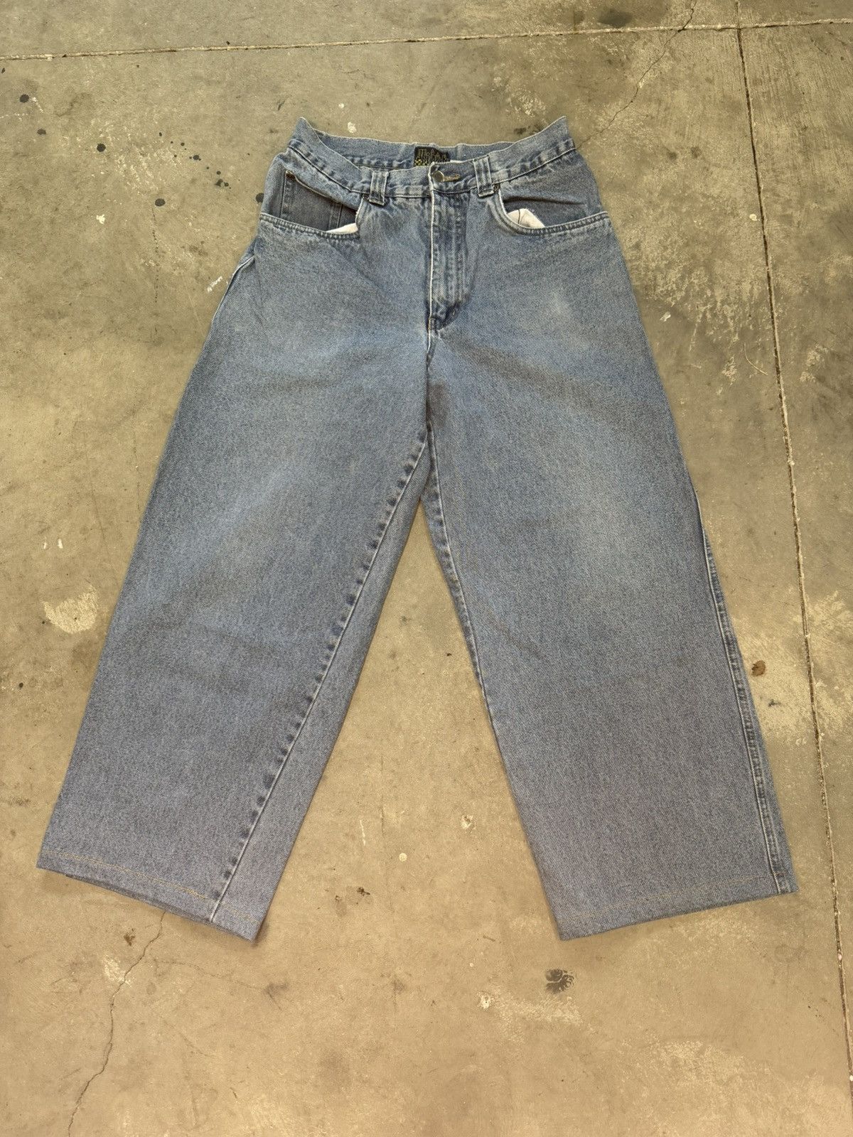 Other Vintage 1980s baggy single stitch jeans Size US 32 / EU 48 - 7 Thumbnail