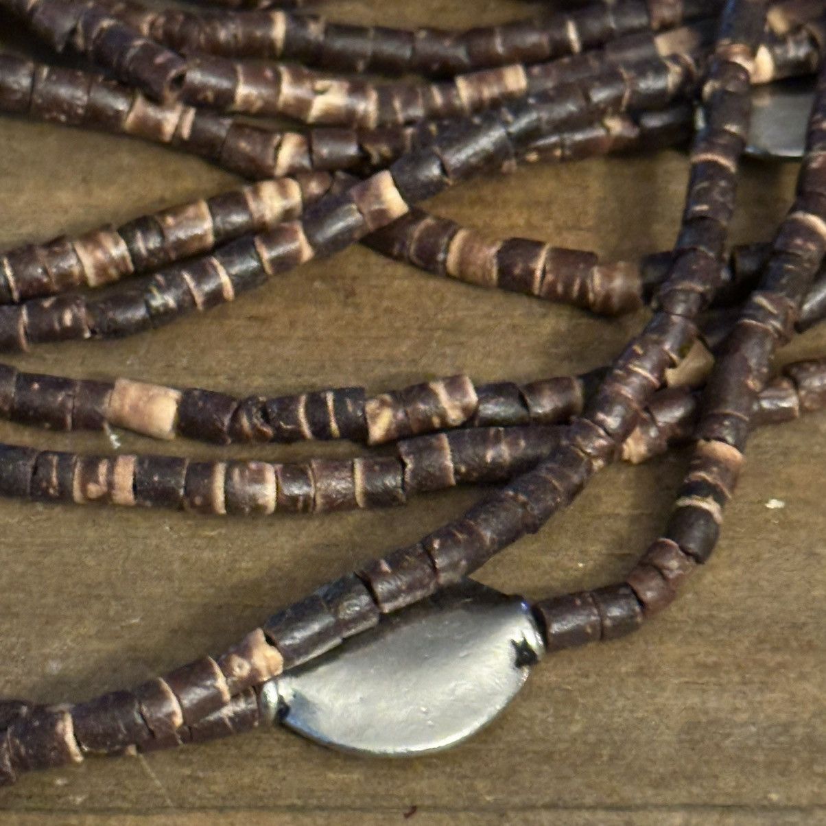 Vintage Vintage multi strand coconut bead necklace Size ONE SIZE - 3 Thumbnail