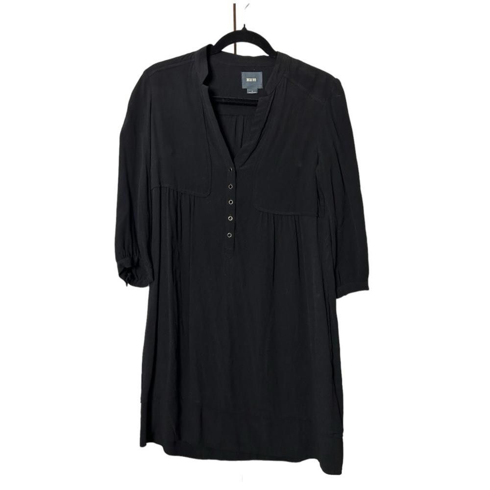 Designer Anthropologie l Maeve Taryn Crepe Shift Dress Size 2 Size XS / US 0-2 / IT 36-38 - 2 Thumbnail