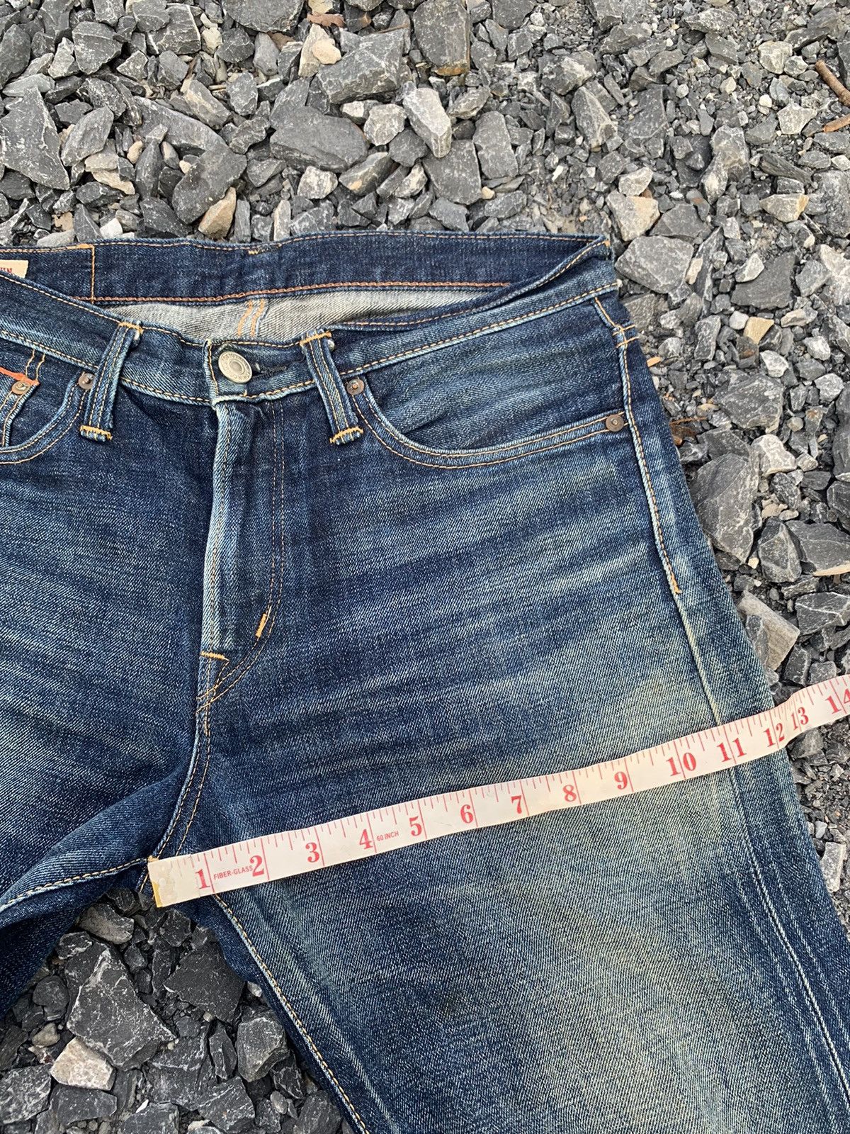 Edwin VINTAGE EDWIN 505ZX SELVEDGE RUSTY JAPANESE DISTRESSED DENIM Size US 32 / EU 48 - 15 Thumbnail