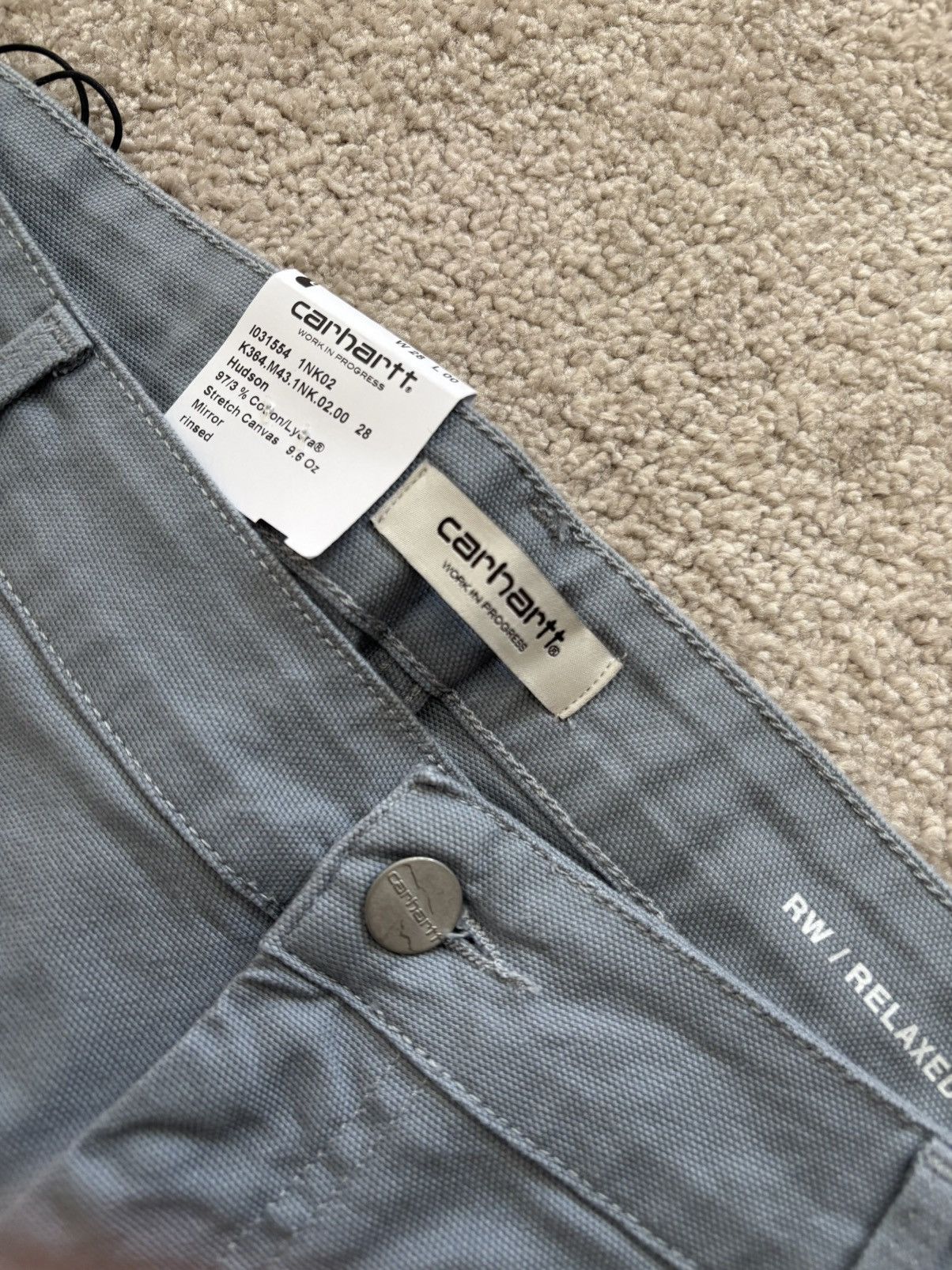Carhartt Wip Carhartt WIP W’ Pierce Pant Straight – Mirror Rinsed / 28 Size 28" / US 6 / IT 42 - 4 Thumbnail