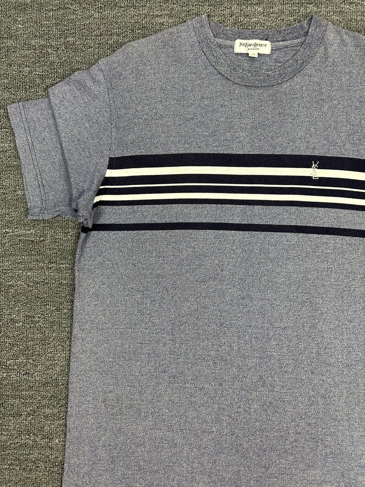 Yves Saint Laurent Rare🔥Vintage YSL Shirt Small Logo Spell Out Size US M / EU 48-50 / 2 - 4 Thumbnail