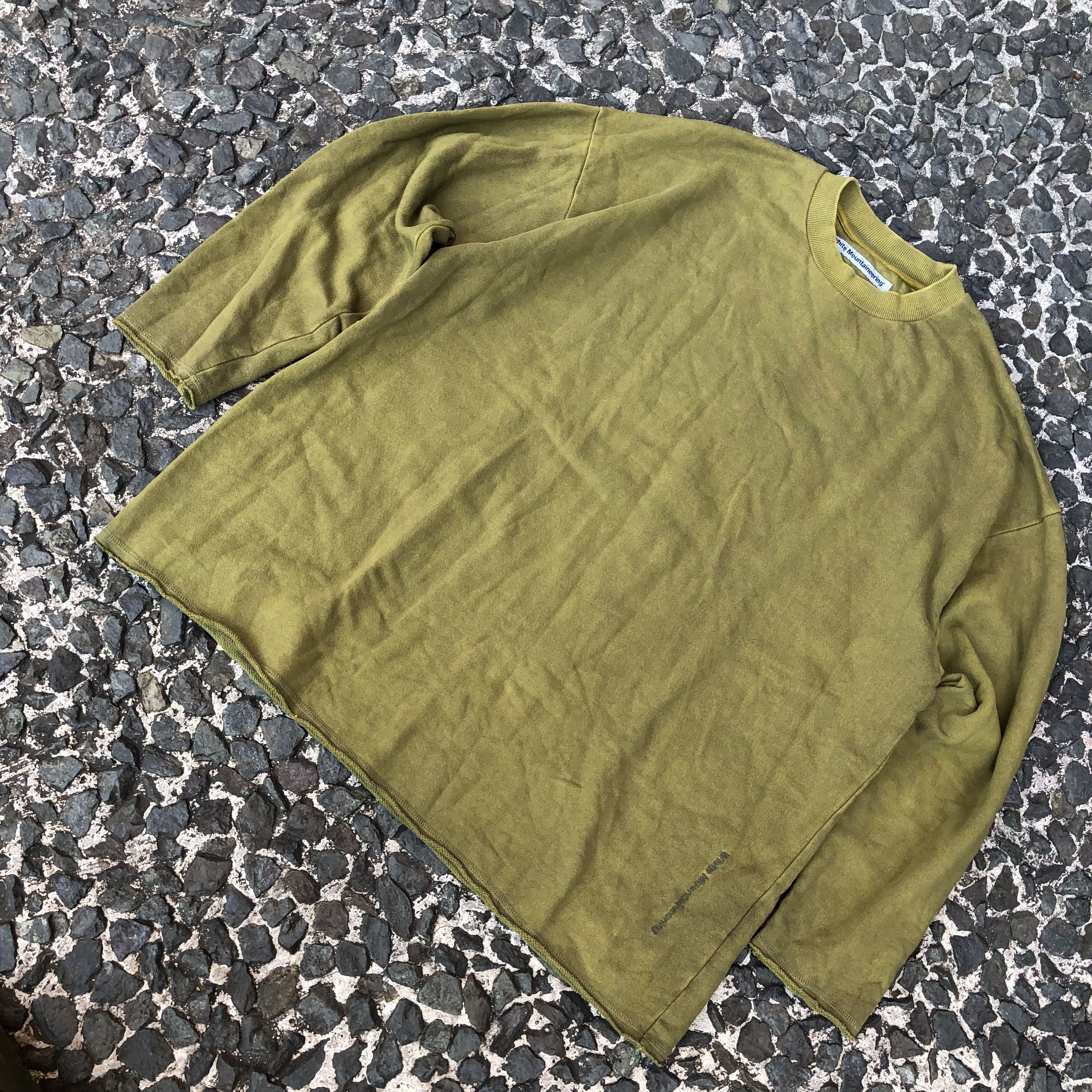 White Mountaineering White Mountaineering Garment Dye Sweat Pullover (Green) Size US M / EU 48-50 / 2 - 3 Thumbnail