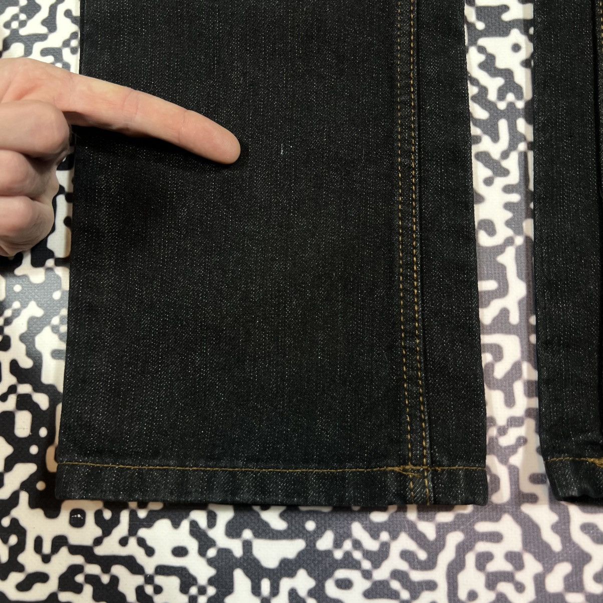 Vintage Vintage Y2K Black Casual Denim Jeans Basic Style Size US 30 / EU 46 - 9 Thumbnail