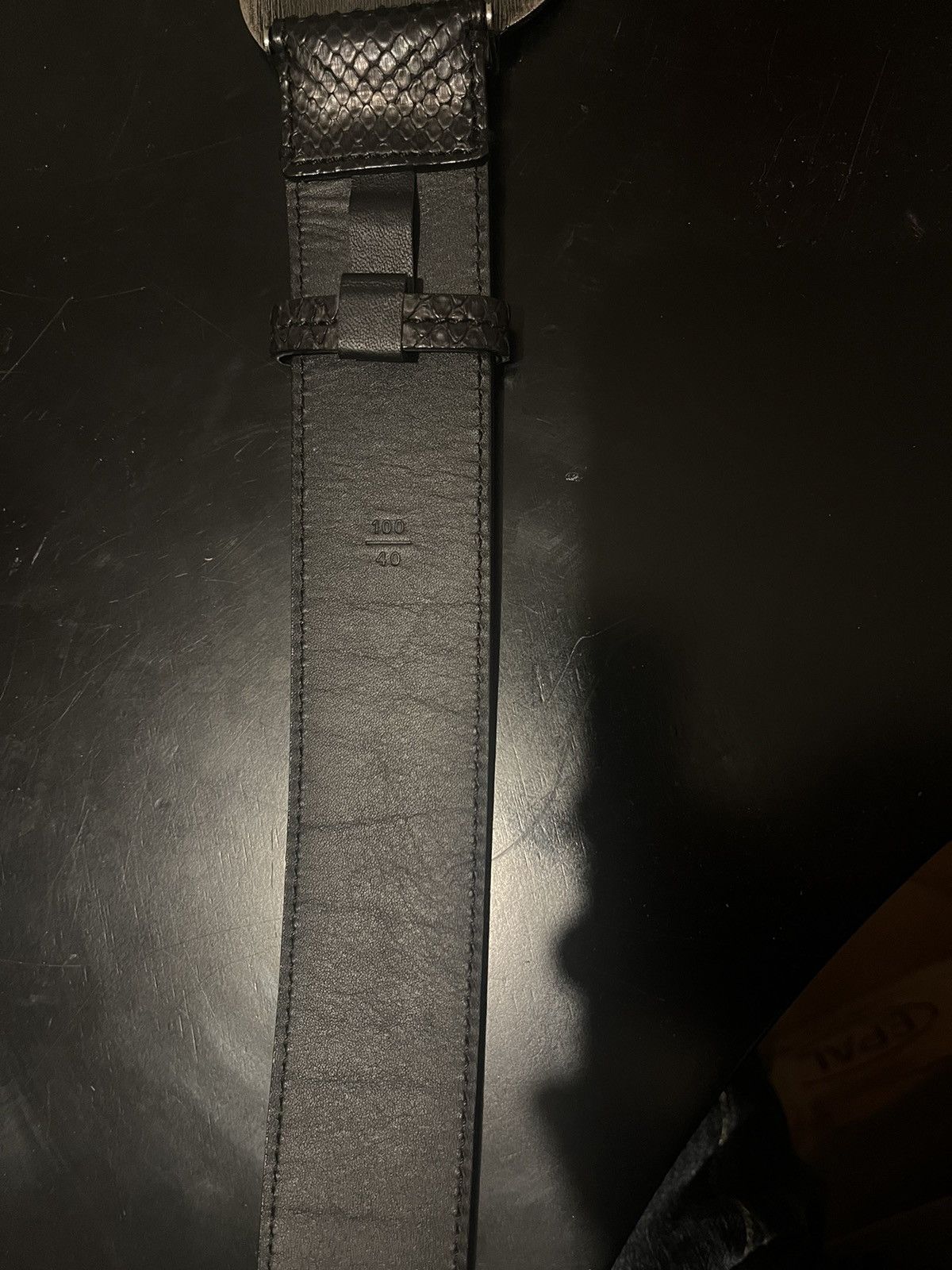Louis Vuitton Louis Vuitton python belt Size 36 - 4 Thumbnail
