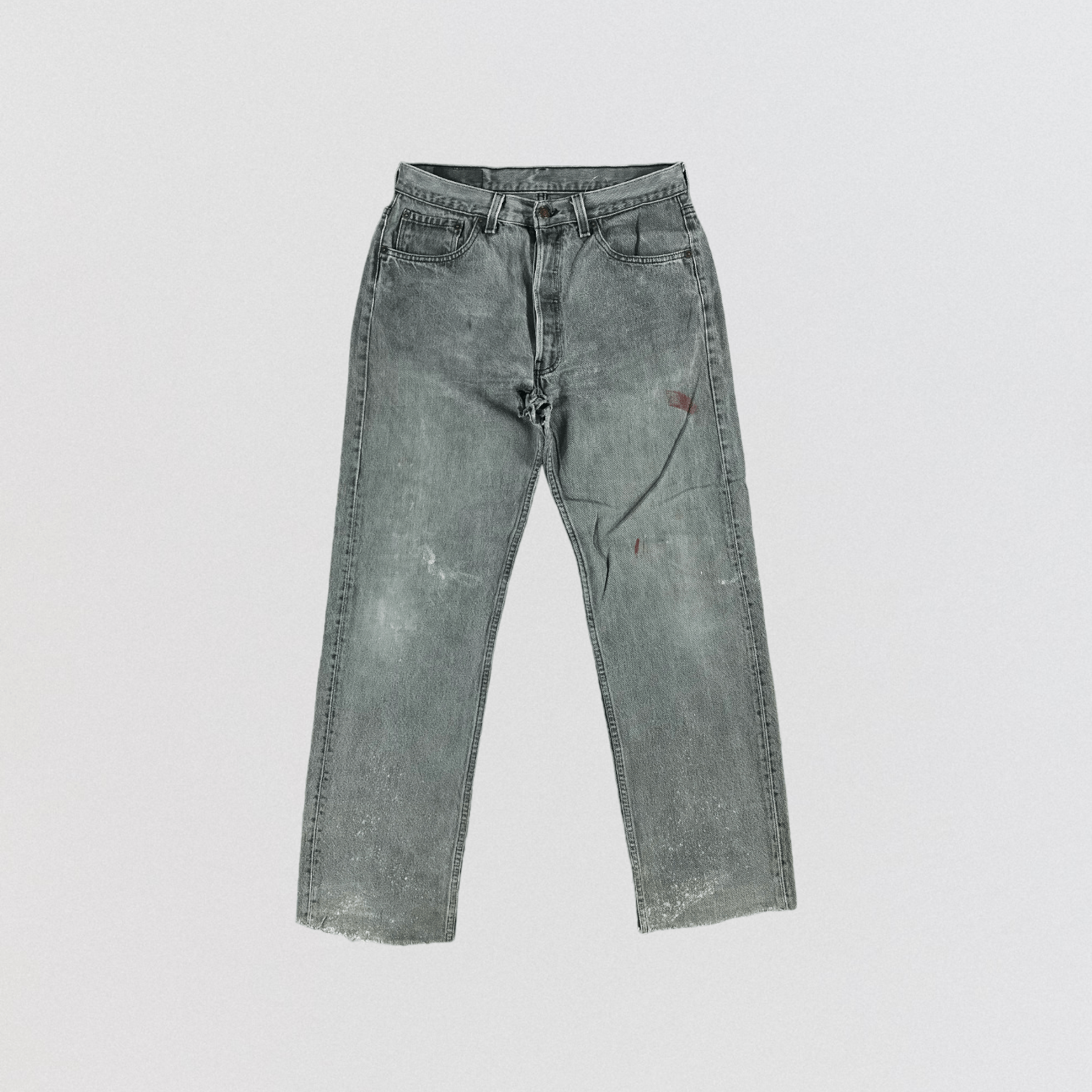 Levi's 90s Vintage Faded Black Levis 501 Jeans-JM2411 Size US 32 / EU 48 - 1 Thumbnail