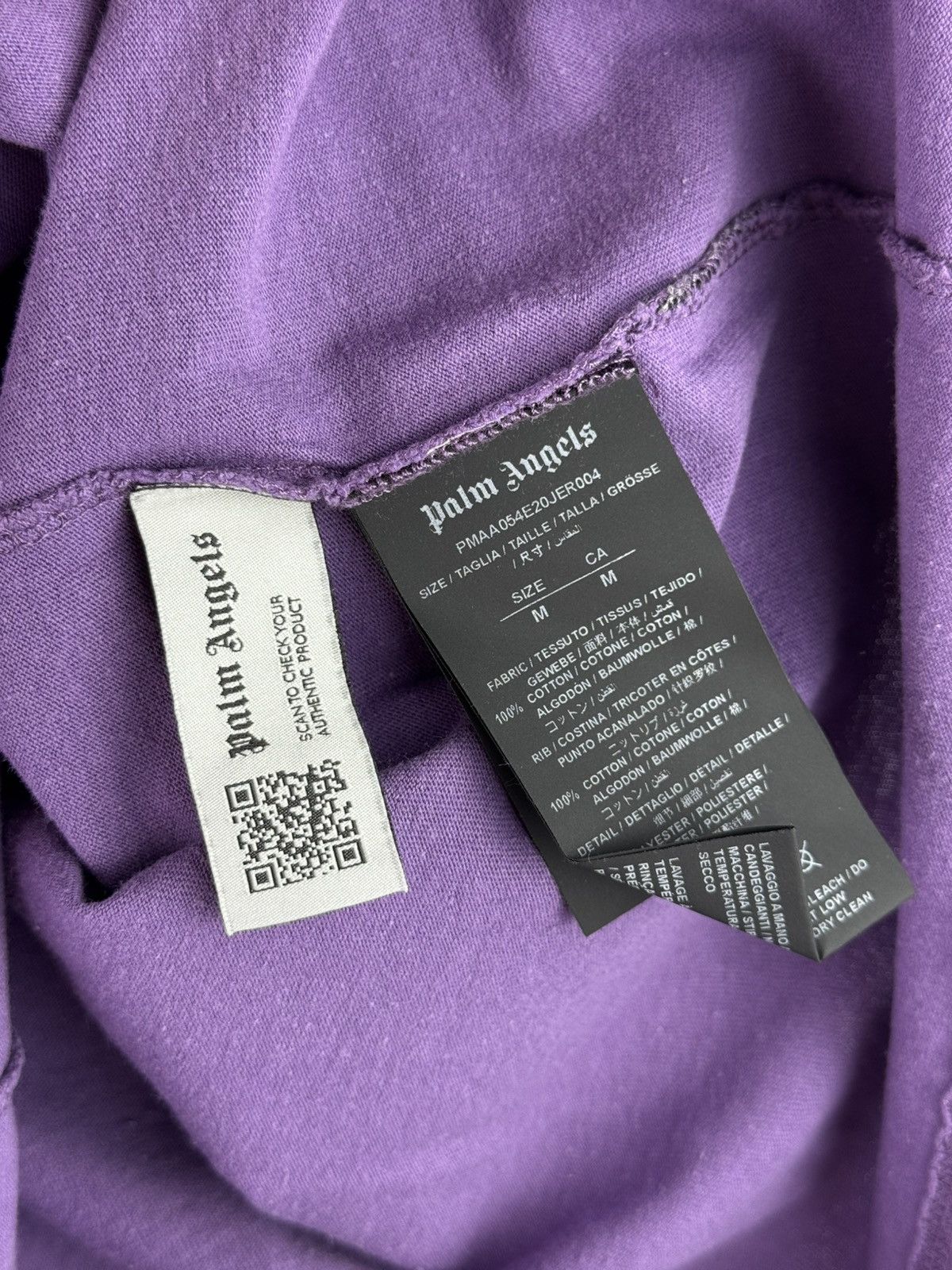 Palm Angels Palm Angels Cactus S/S T-Shirt Purple Size US M / EU 48-50 / 2 - 6 Thumbnail