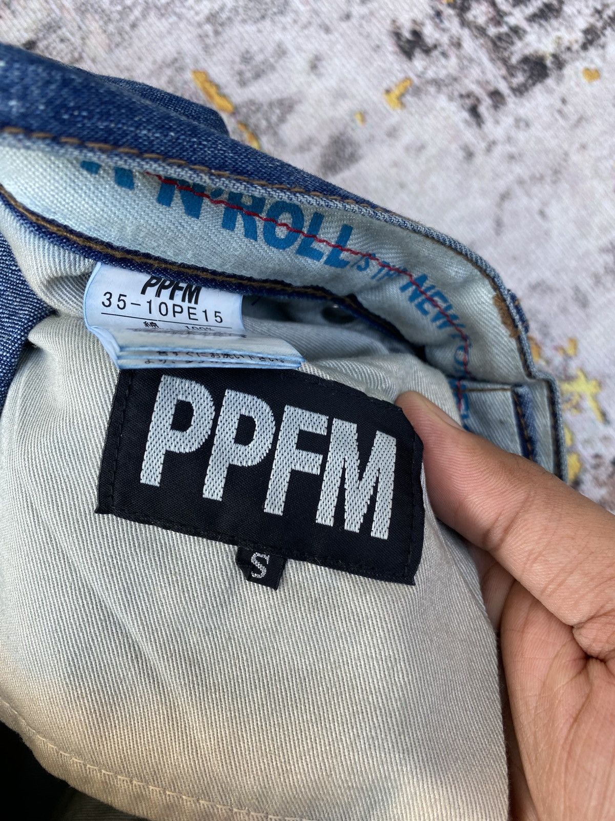 PPFM PPFM patchwork rebuild denim pants camouflage cargo pockets Size US 30 / EU 46 - 10 Thumbnail