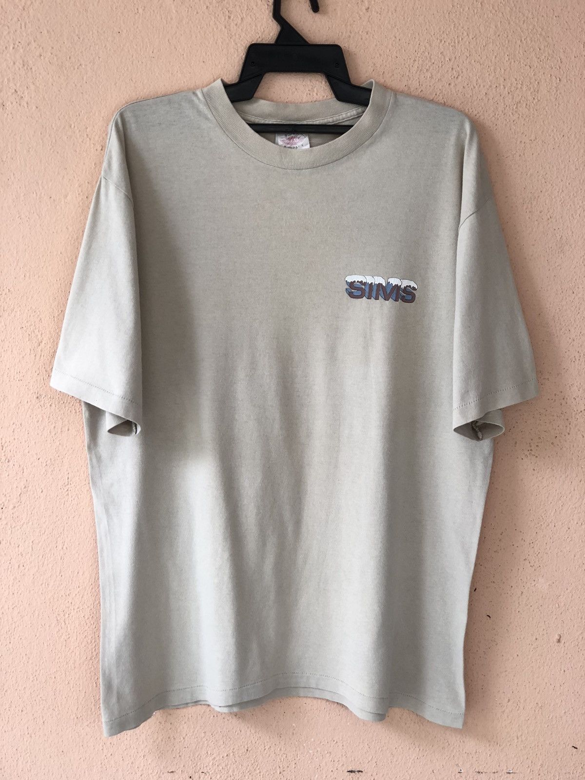 Santa Cruz Skateboards × Vintage Vintage 90s SIMS Skateboard Streetwear Tee Size US L / EU 52-54 / 3 - 2 Thumbnail