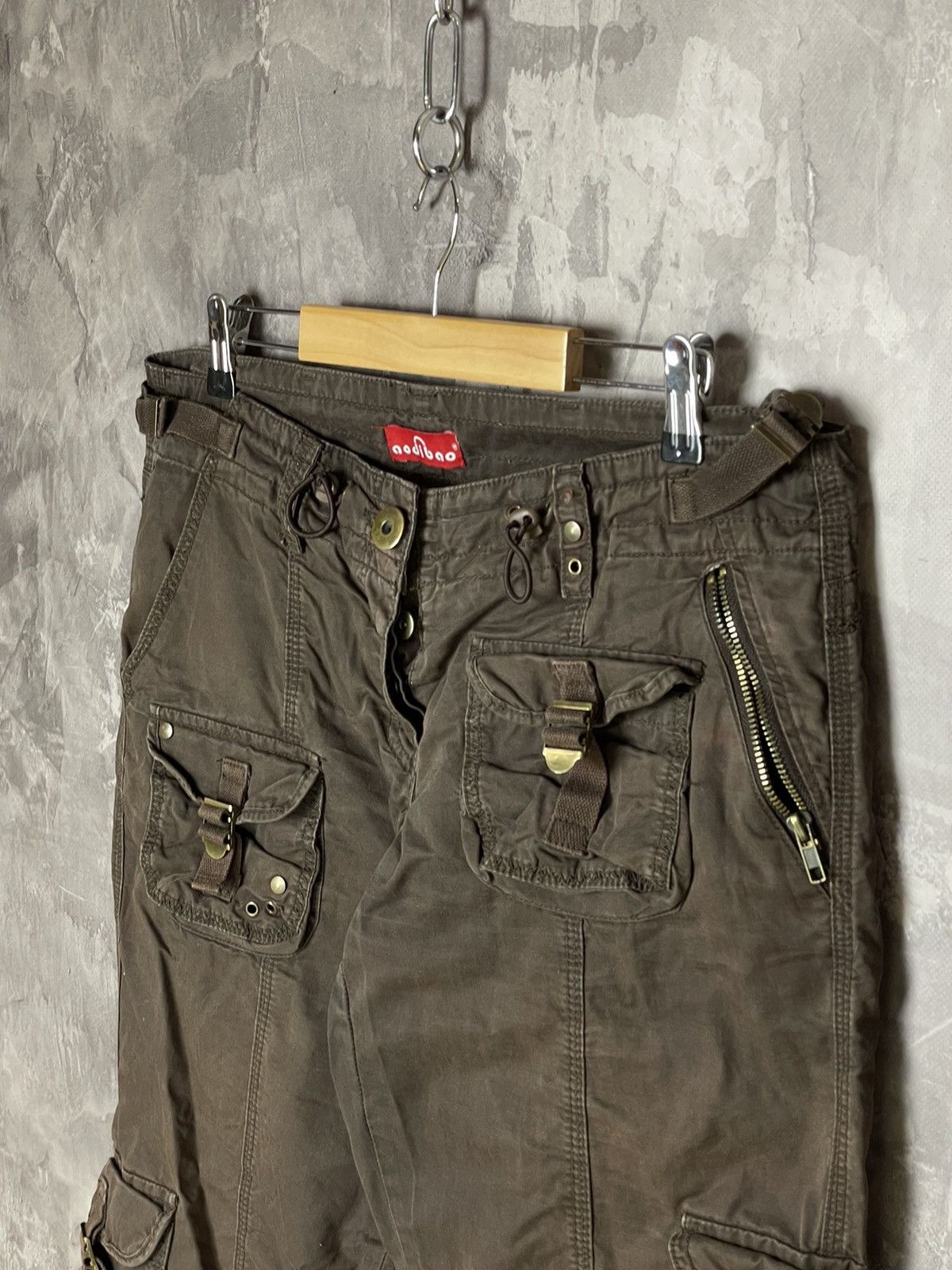 Japanese Brand × Vintage VINTAGE CARGO PANTS FLARED PARACHUTE SPRING JAPAN 90S Size 32" / US 10 / IT 46 - 5 Thumbnail