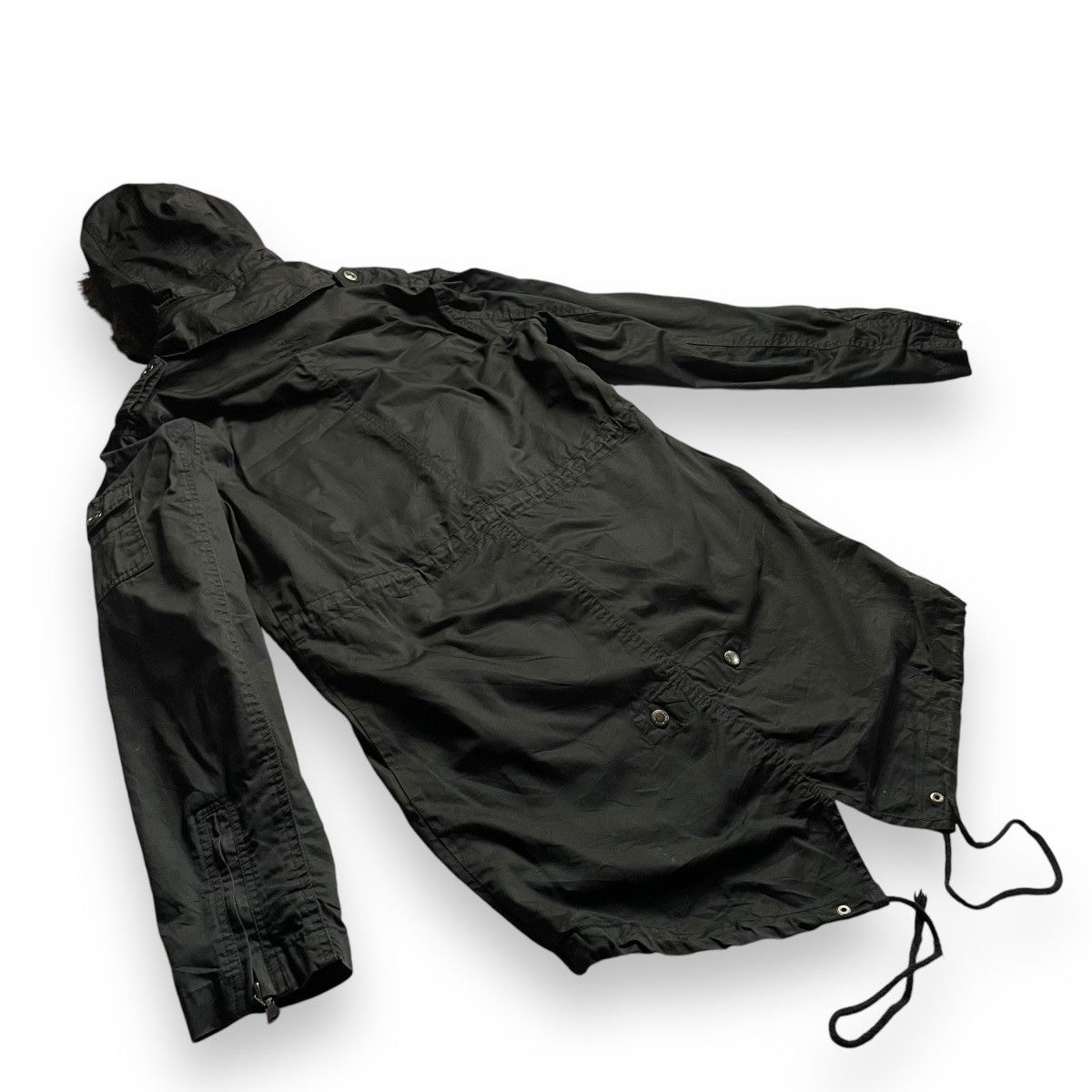 If Six Was Nine 🇯🇵 IN THE ATTIC PUNK GOTHIC FUR HOODIE DUFFLE PARKA JACKET Size US M / EU 48-50 / 2 - 10 Thumbnail