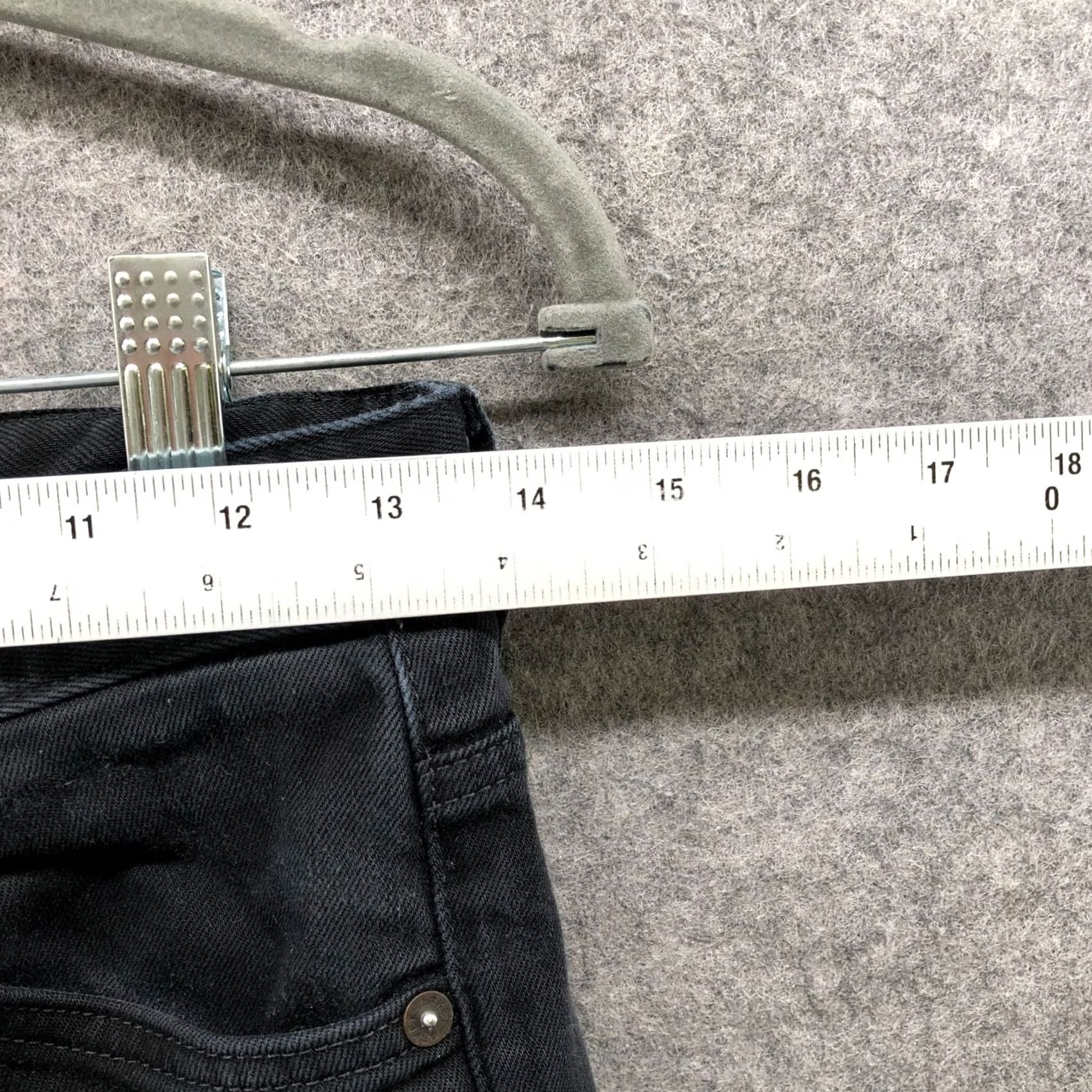 Arket Arket Jeans Womens 26 Black Organic Cotton Stretch Mid Rise Straight Leg 5-Pocket Denim Vintage No Women Jeans Size 26" / US 2 / IT 38 - 6 Thumbnail