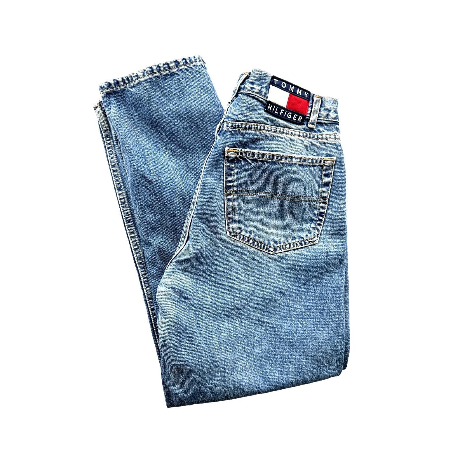 Tommy Hilfiger × Vintage Vintage 1990's Tommy Hilfiger Relaxed Denim Jeans Size US 34 / EU 50 - 1 Thumbnail