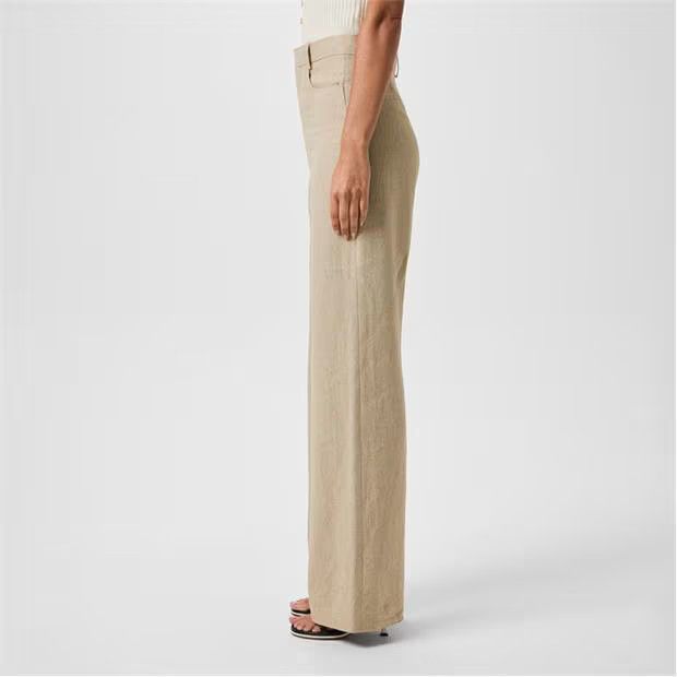 Jacquemus o1g2r1mq1024 Trousers in Beige Size 24" / US 00 / IT 34 - 4 Thumbnail