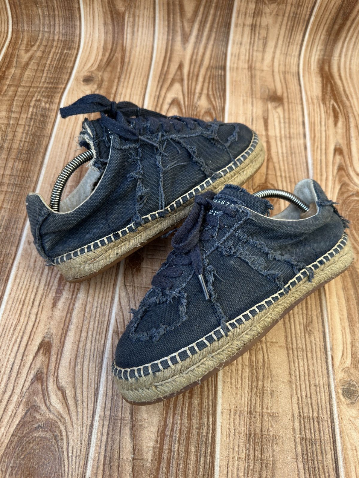 Maison Margiela Maison Margiela Women’s Espadrille Gats Blue Sneakers Size US 9 / IT 39 - 10 Thumbnail