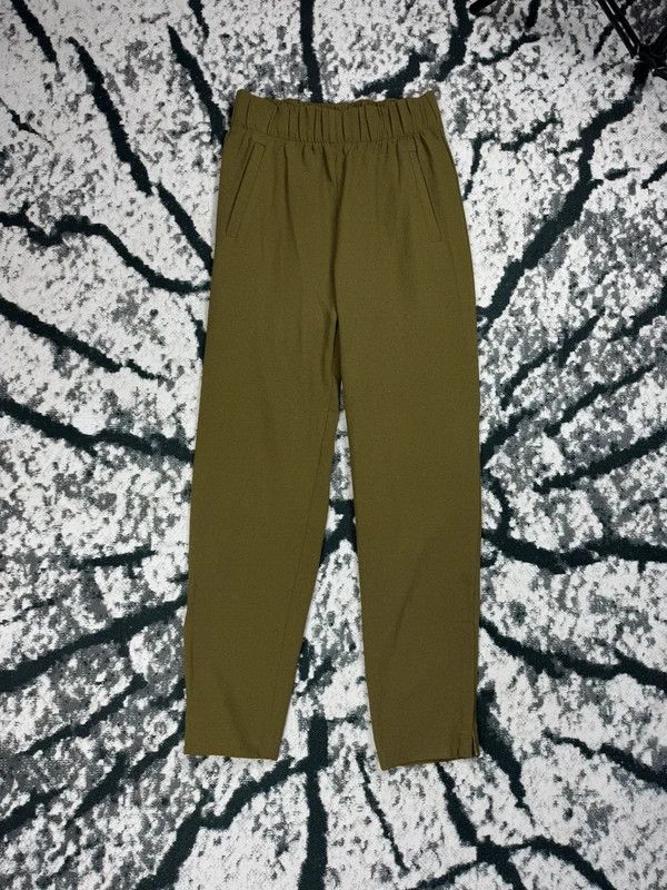 Ganni Ganni green XS logo pants Size 28" / US 6 / IT 42 - 1 Thumbnail