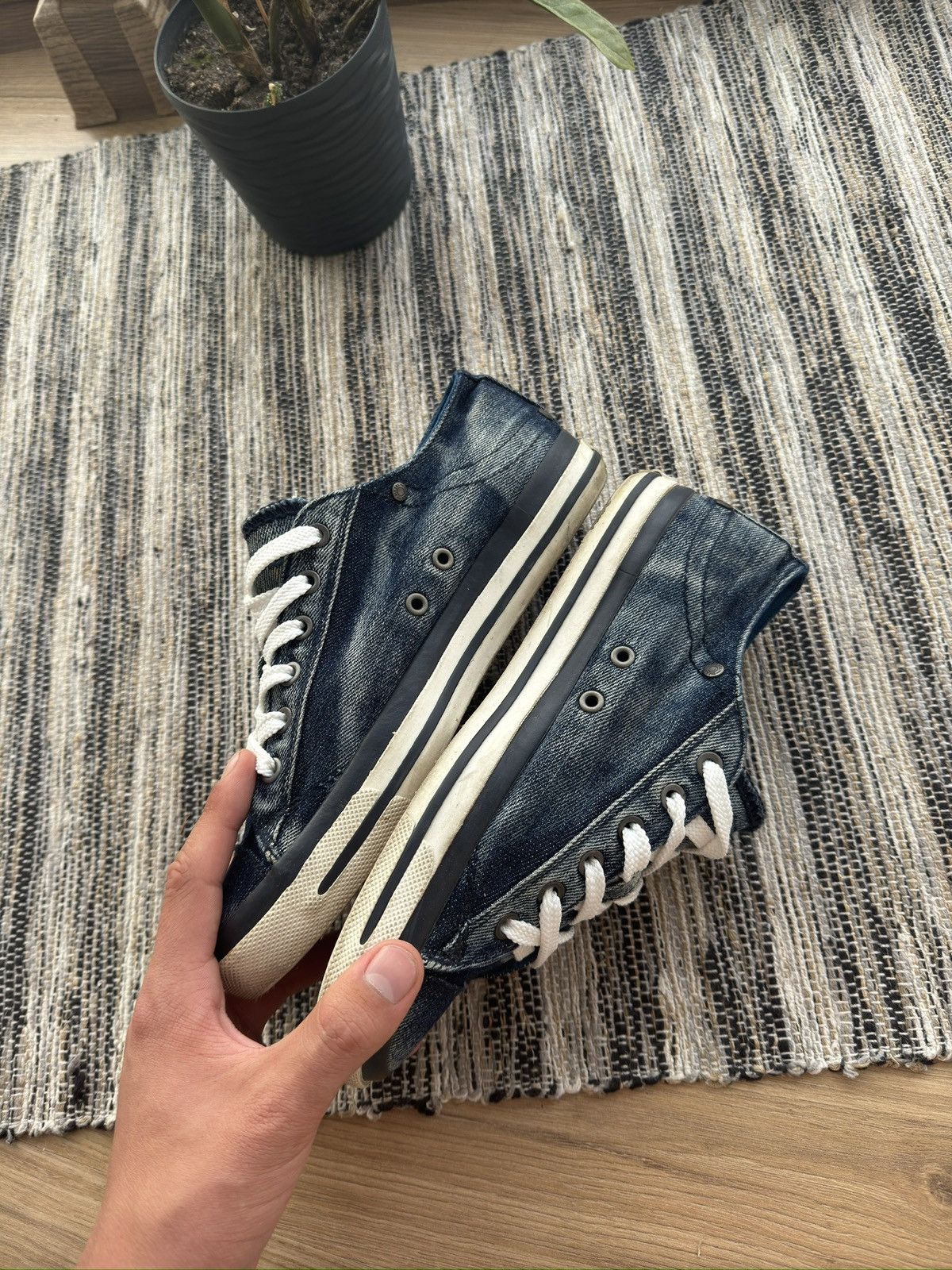 Diesel Vintage Diesel Y2K denim jeans sneakers shoes Size US 6 / EU 39 - 6 Thumbnail