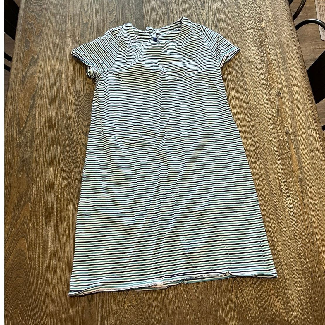 Merona Merona Shift Dress Short Sleeve Striped Blue White Size XL Size XL / US 12-14 / IT 48-50 - 1 Thumbnail