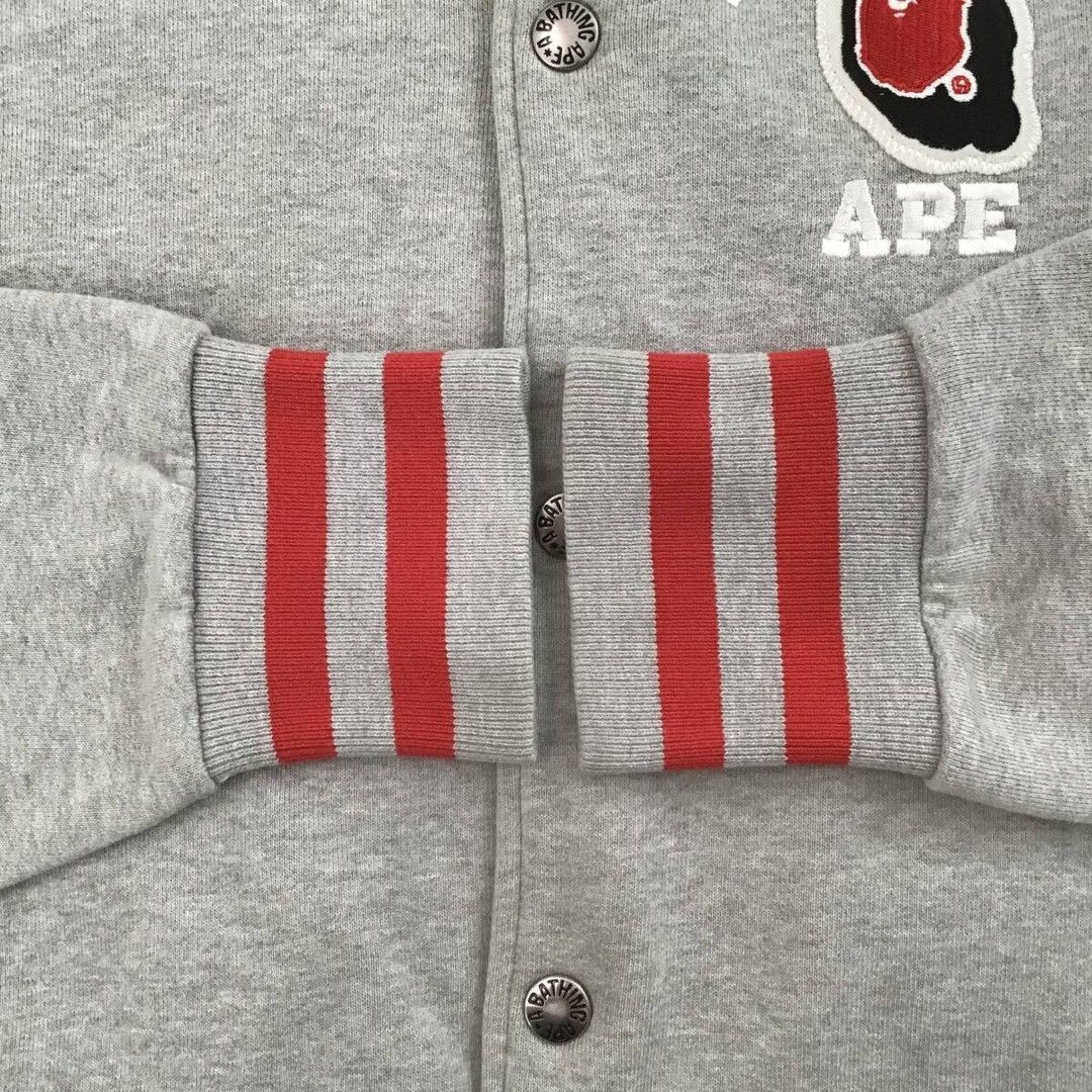 Bape BAPE LOGO Sweat varsity jacket a bathing ape NIGO Size US S / EU 44-46 / 1 - 8 Thumbnail