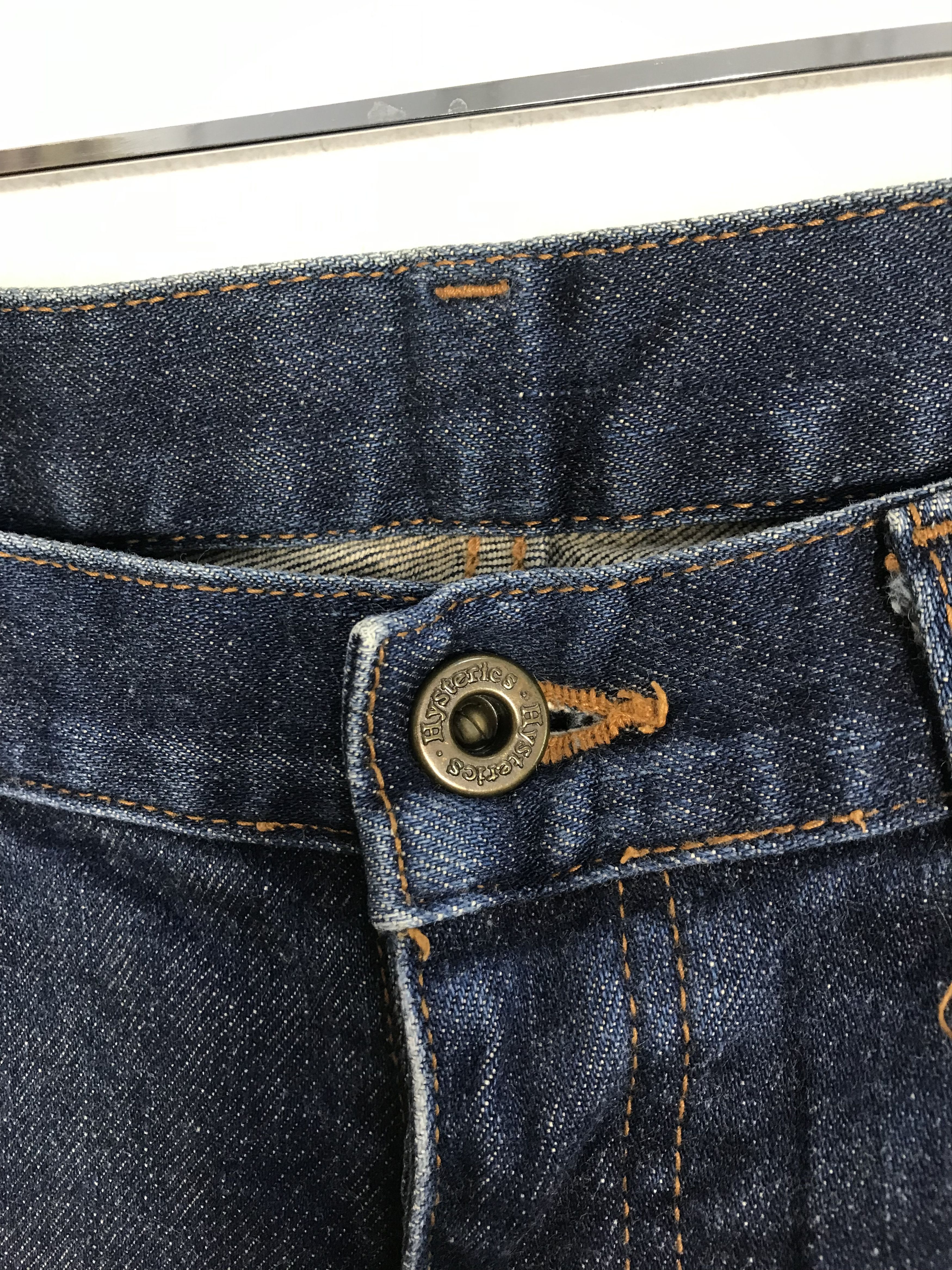 Hysteric Glamour Hype Hysteric Glamour Indigo Denim Jeans Pant Buttonfly Size 29" - 6 Thumbnail