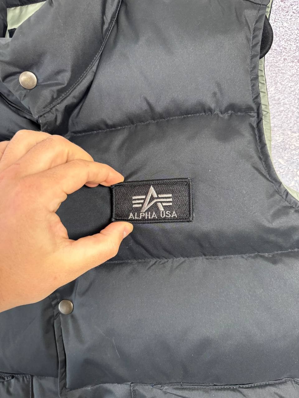 Alpha Industries × Vintage RARE Alpha Industries Down Puffer Vests USA Small Size US S / EU 44-46 / 1 - 8 Thumbnail