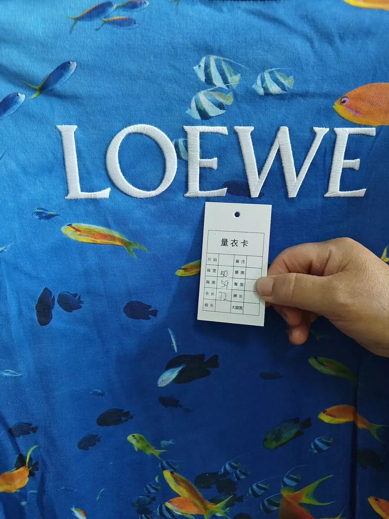 Loewe LOEWE Embroidered logo short sleeves Size US XS / EU 42 / 0 - 5 Thumbnail