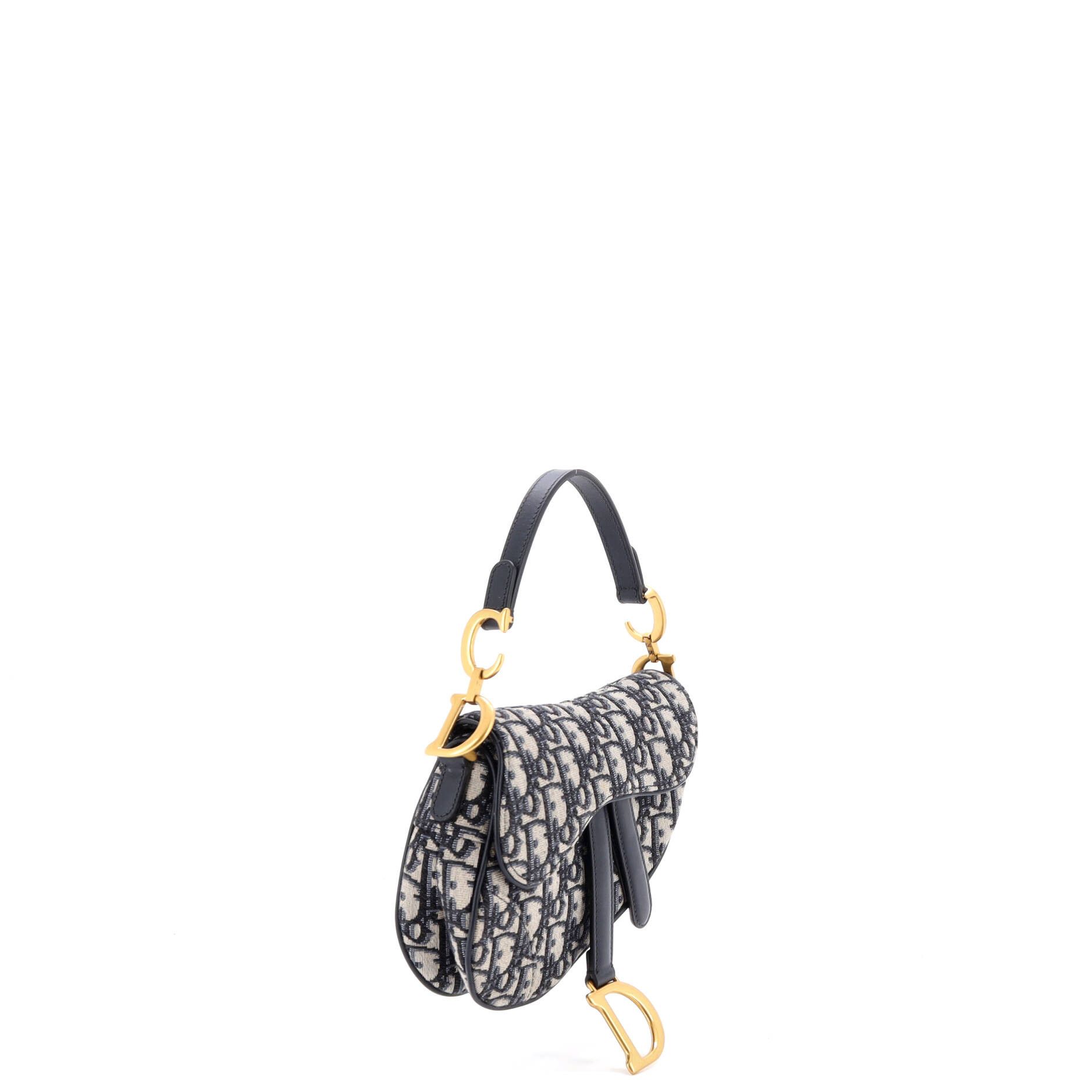 Dior Saddle Handbag Oblique Canvas Mini Size ONE SIZE - 1 Thumbnail