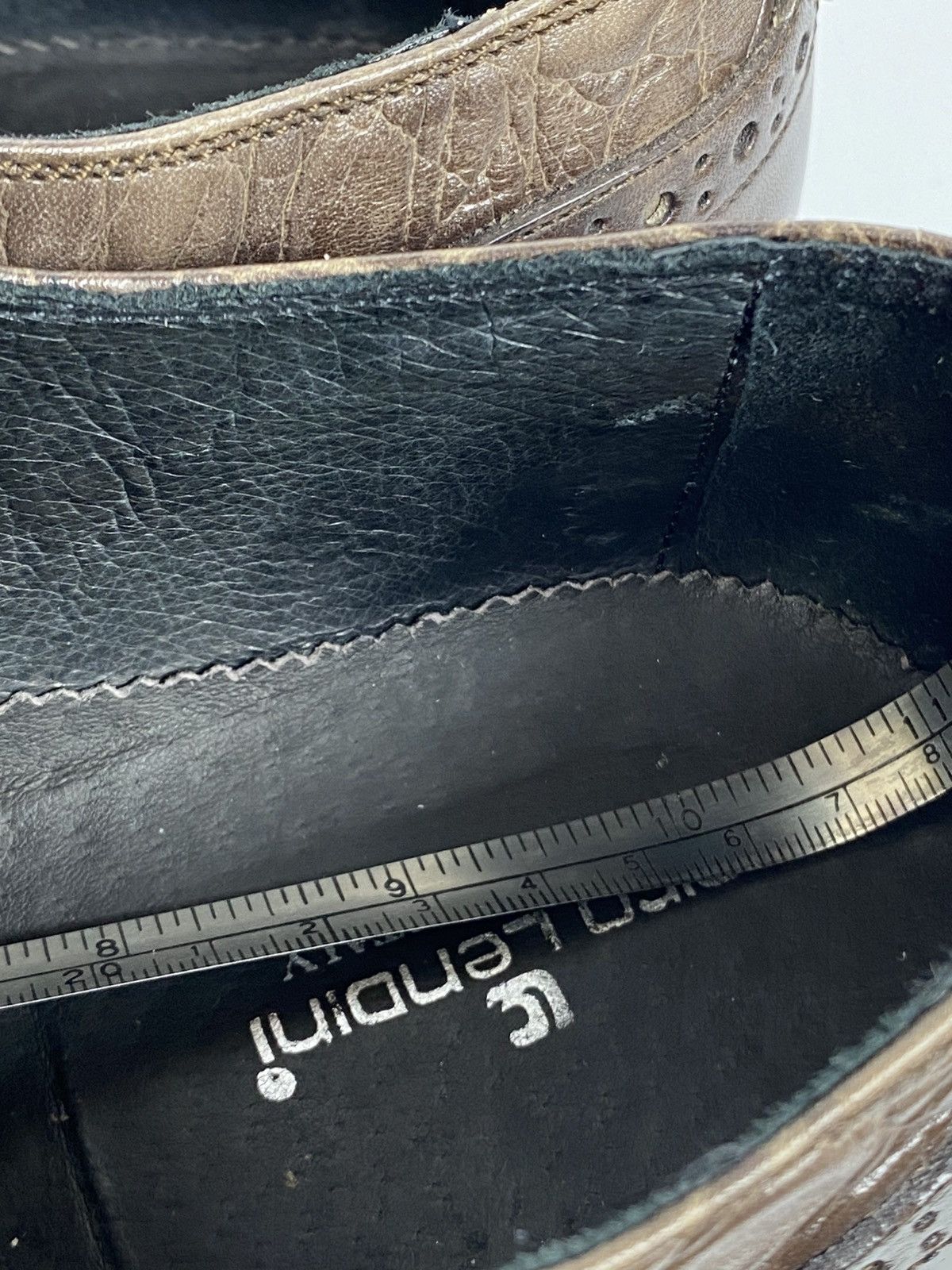 Other Ciro Lendini Oxford Brogues Croc Embossed Genuine Leather 42 Size US 9 / EU 42 - 10 Thumbnail