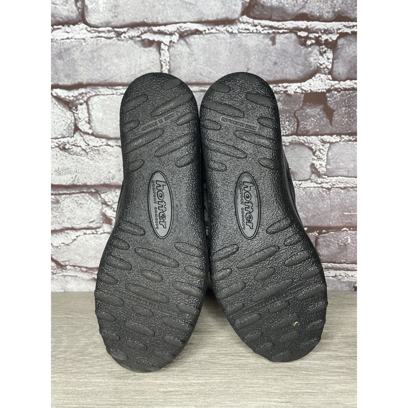 BOTTER Hotter Black Leather Lace Up Casual Comfort Shoes Women Sz 7 Size US 7 / IT 37 - 12 Thumbnail