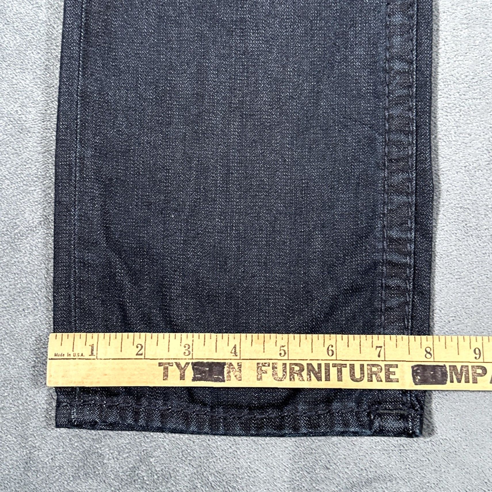 True Religion VINTAGE? No. True Religion Jeans Mens 31x33 Blue Section Straight 5-Pocket Denim Dark Blue World Tour Mens 31 Regular Cotton Jeans Size US 31 - 3 Thumbnail