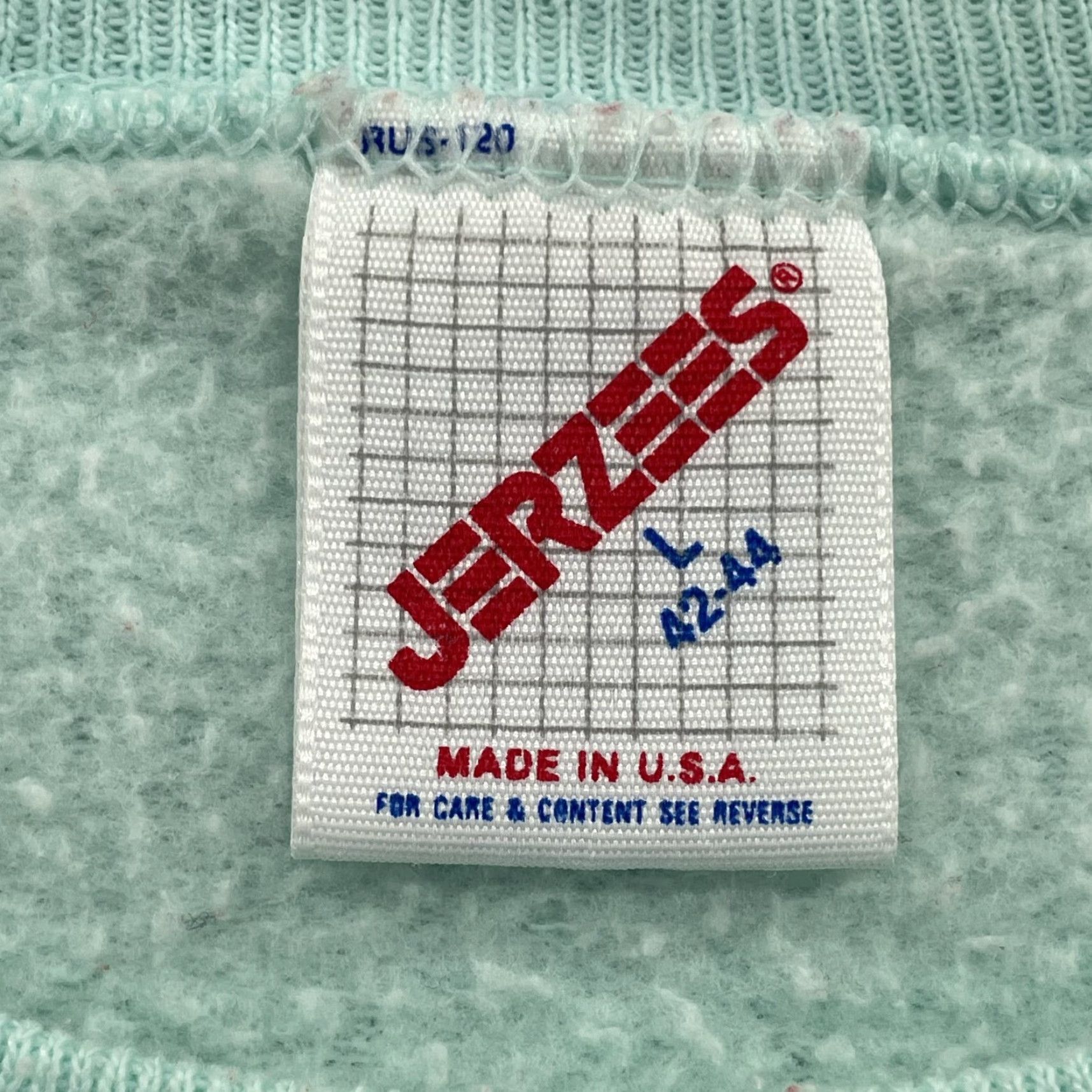 Jerzees VINTAGE Jerzees Sweatshirt Large Mint USA Made Cottage Core Montana Y2k Fairy Shirt Mens Size US L / EU 52-54 / 3 - 3 Thumbnail