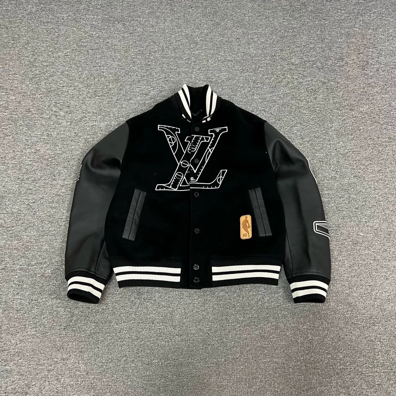 Louis Vuitton LV NBA Collaboration Leather Jacket