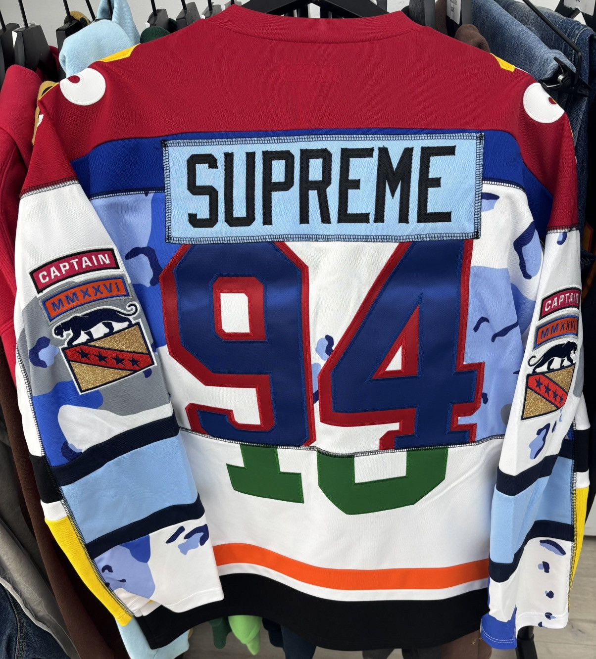 Supreme SUPREME Paneled Hockey Jersey SIZE LARGE Size US L / EU 52-54 / 3 - 3 Thumbnail