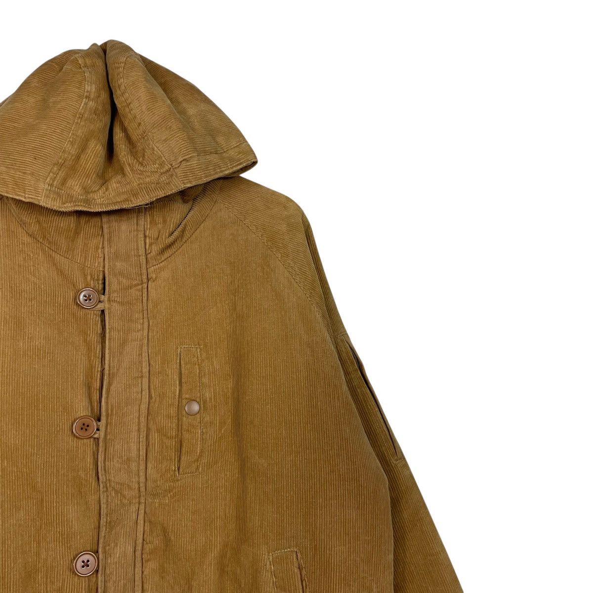 Japanese Brand Japanese Brand SOC Hooded Corduroy Jacket Size US L / EU 52-54 / 3 - 5 Thumbnail