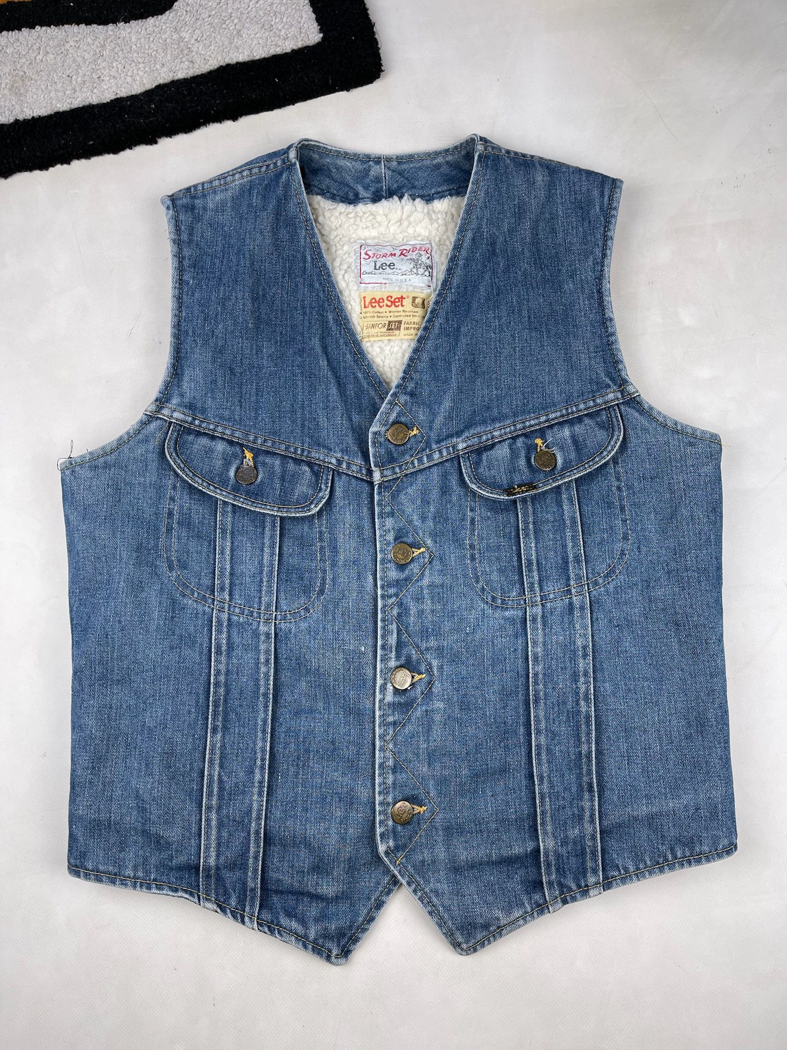 Lee vintage lee storm rider Sherpa vest Size US M / EU 48-50 / 2 - 1 Thumbnail