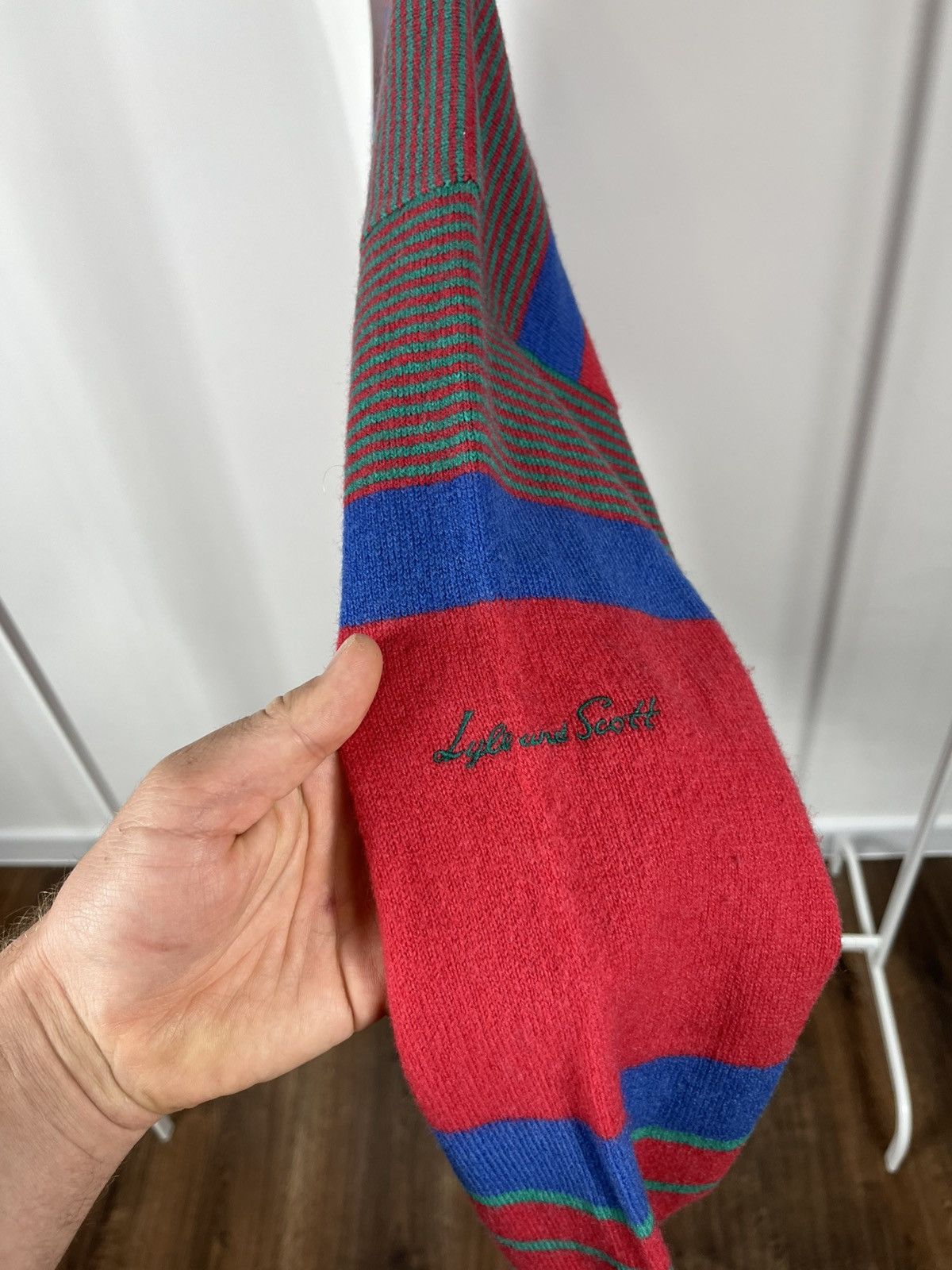 Lyle & Scott Vintage Lyle & Scott Golf Wool Sweater Made in Scotland Size US L / EU 52-54 / 3 - 8 Thumbnail