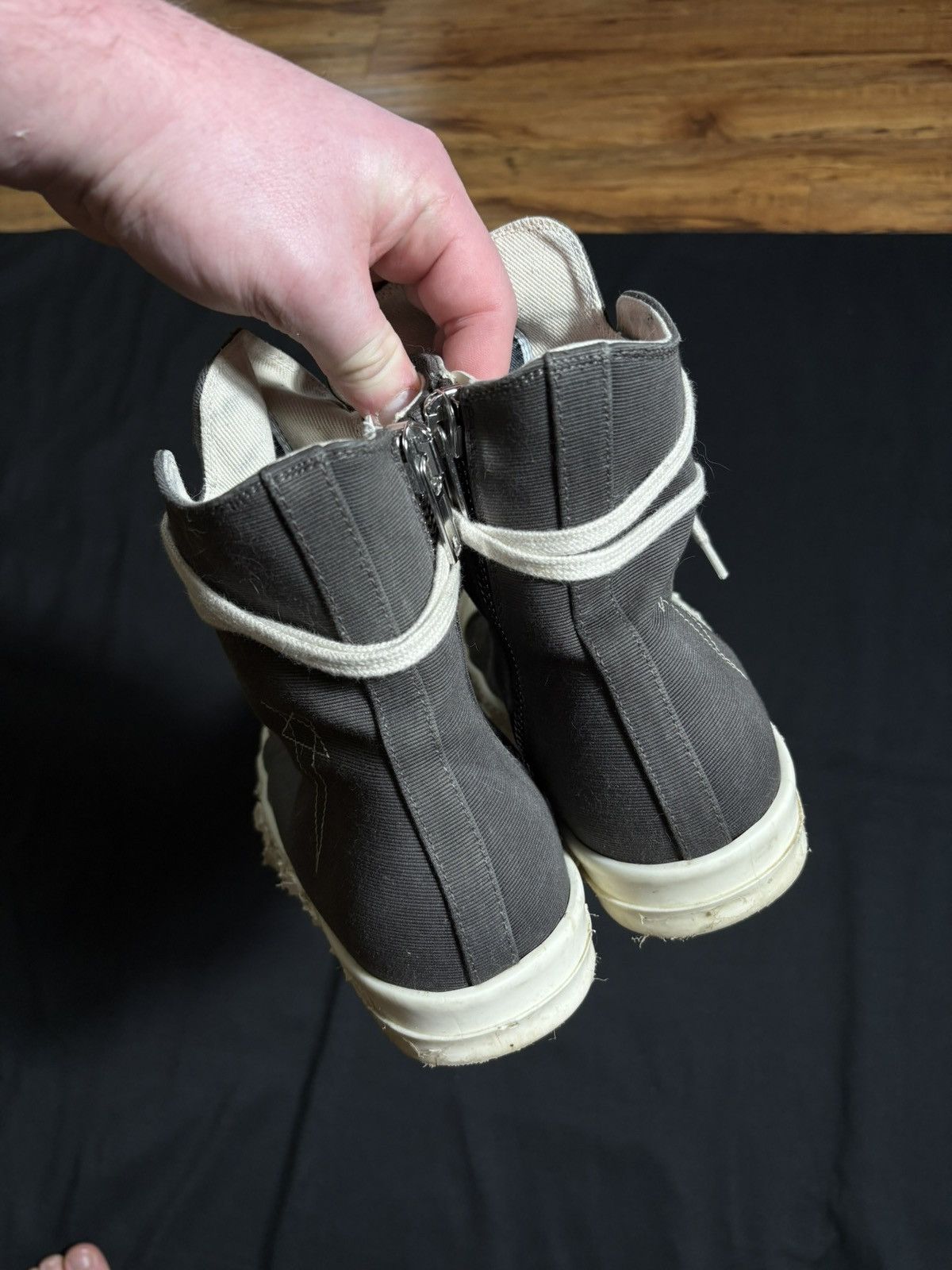 Rick Owens Drkshdw Rick Owens DRKSHDW Luxor High - size 6 Size US 6 / EU 39 - 4 Thumbnail
