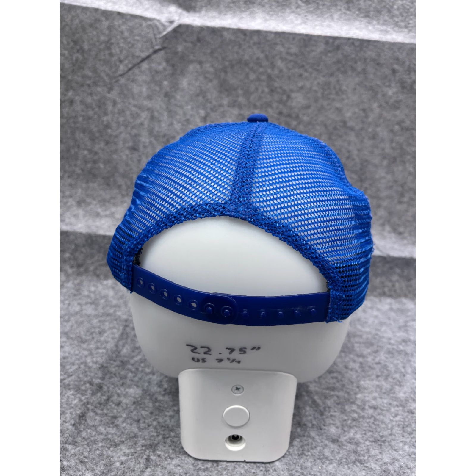 Vintage Hug A Vet Hat Cap Snap Back Adult One Size Blue Polyester Hatch Trucker Made USA Size ONE SIZE - 6 Thumbnail