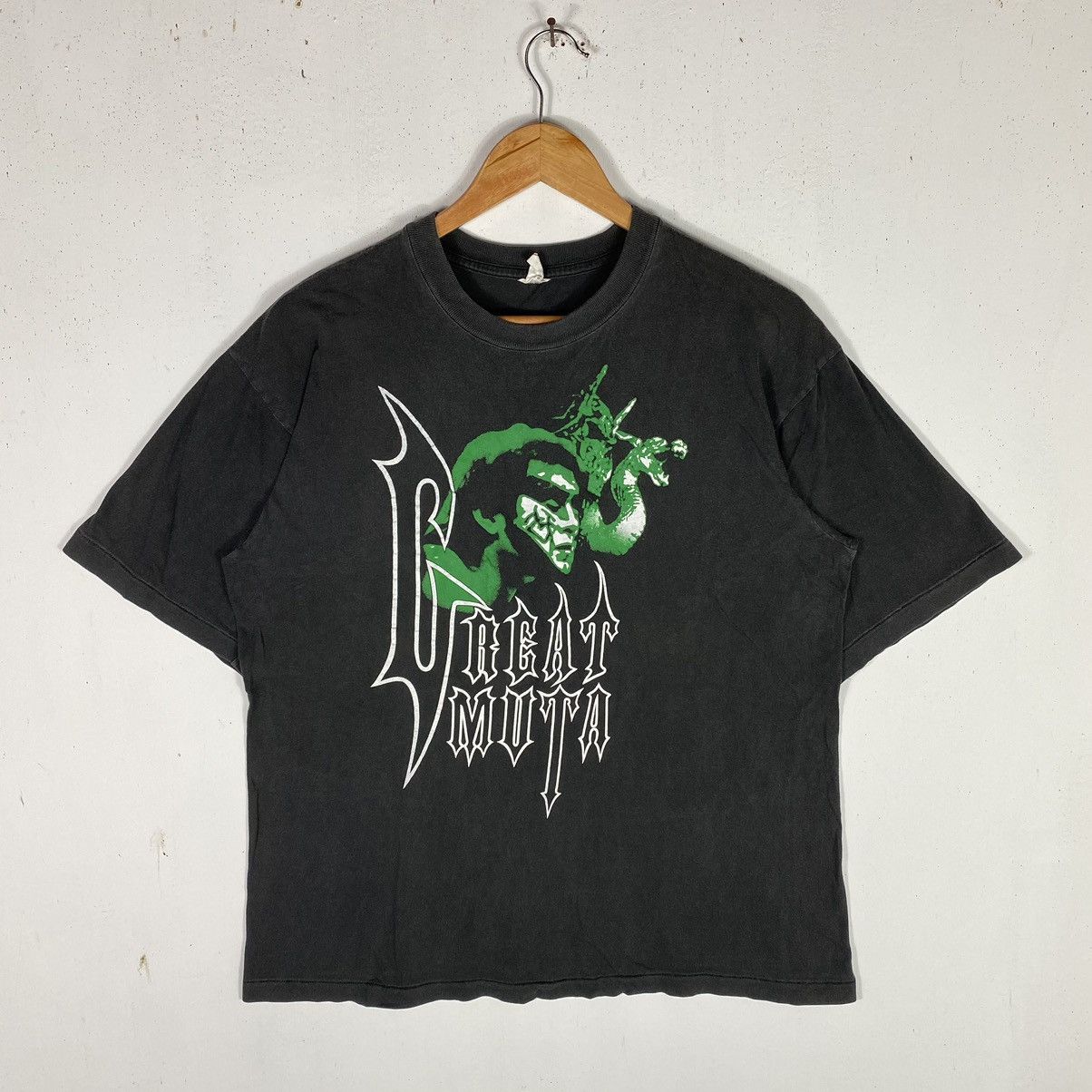 WCW/nWo Vintage 90s GREAT MUTA New Japan Pro Wrestling Graphic Tee Size US L / EU 52-54 / 3 - 2 Thumbnail