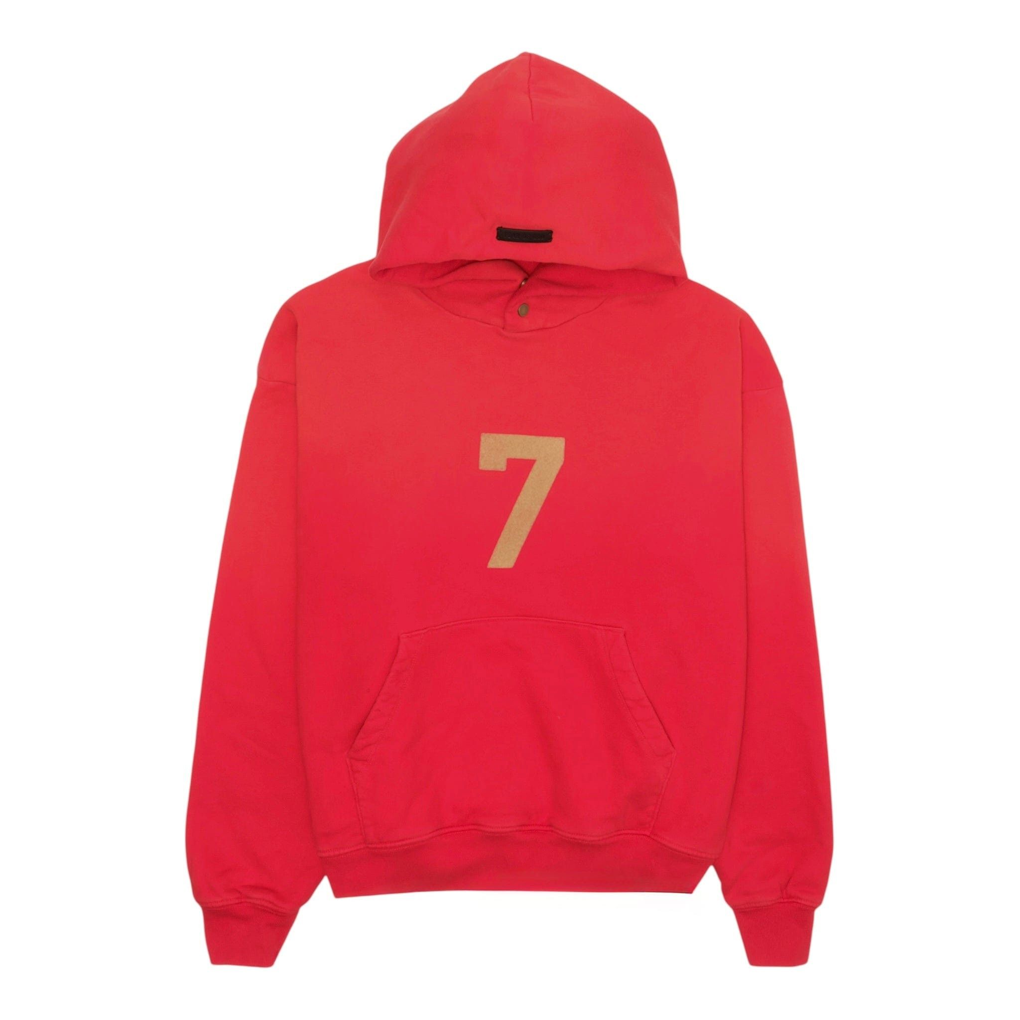 Fear of God FEAR OF GOD Seventh Collection Red 7 Hoodie - Size