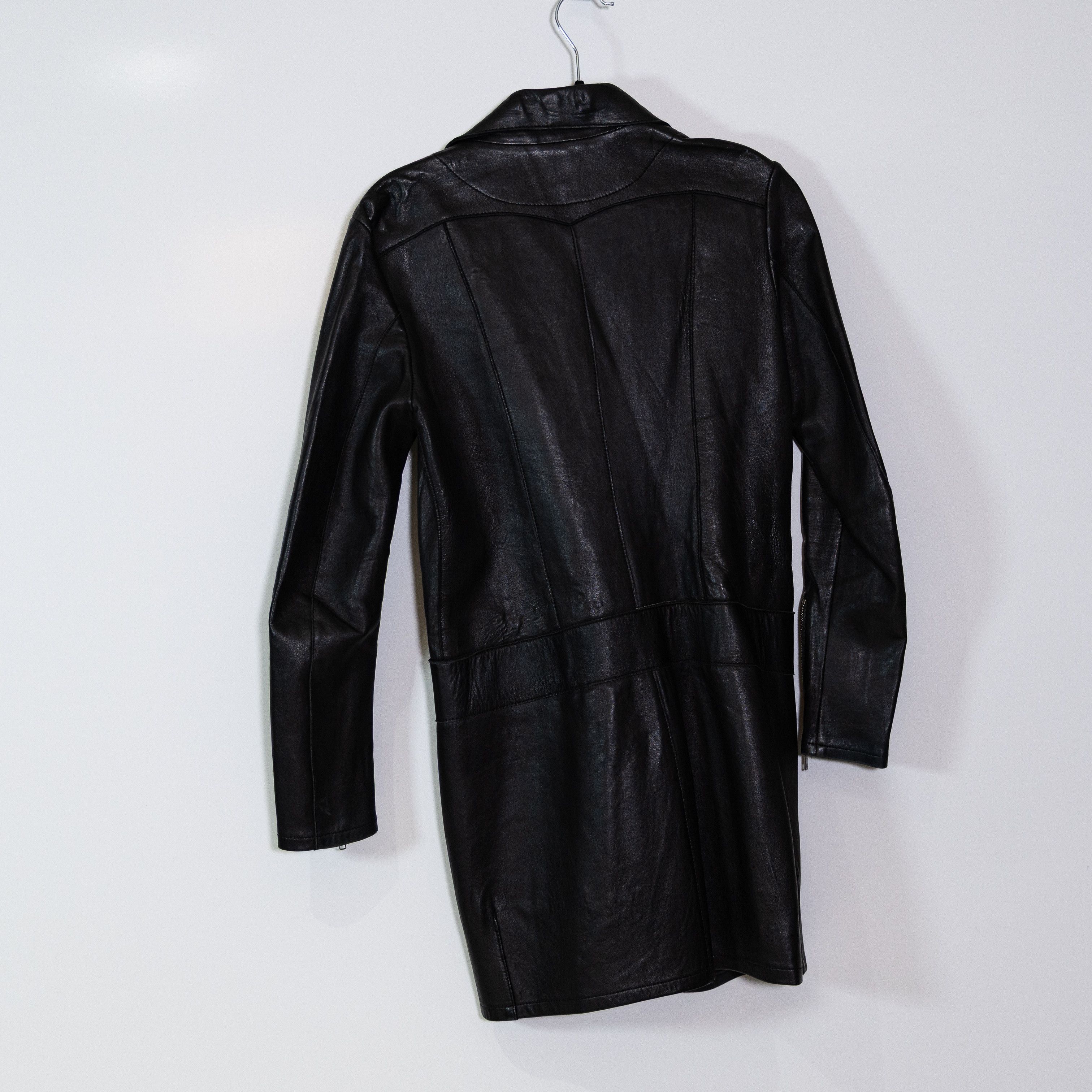 Maje Maje Women's Genuine Leather Asymmetrical Size L / US 10 / IT 46 - 4 Thumbnail