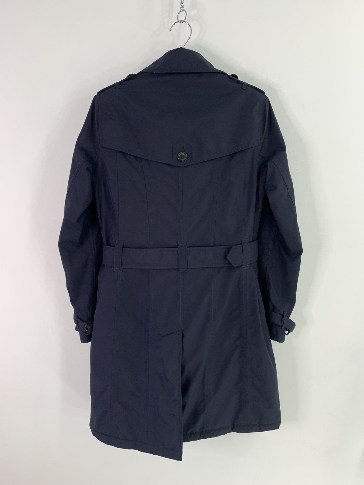 Barbour × Designer Barbour Millfire Quilted Womens Trench Coat S Size Size S / US 4 / IT 40 - 4 Thumbnail