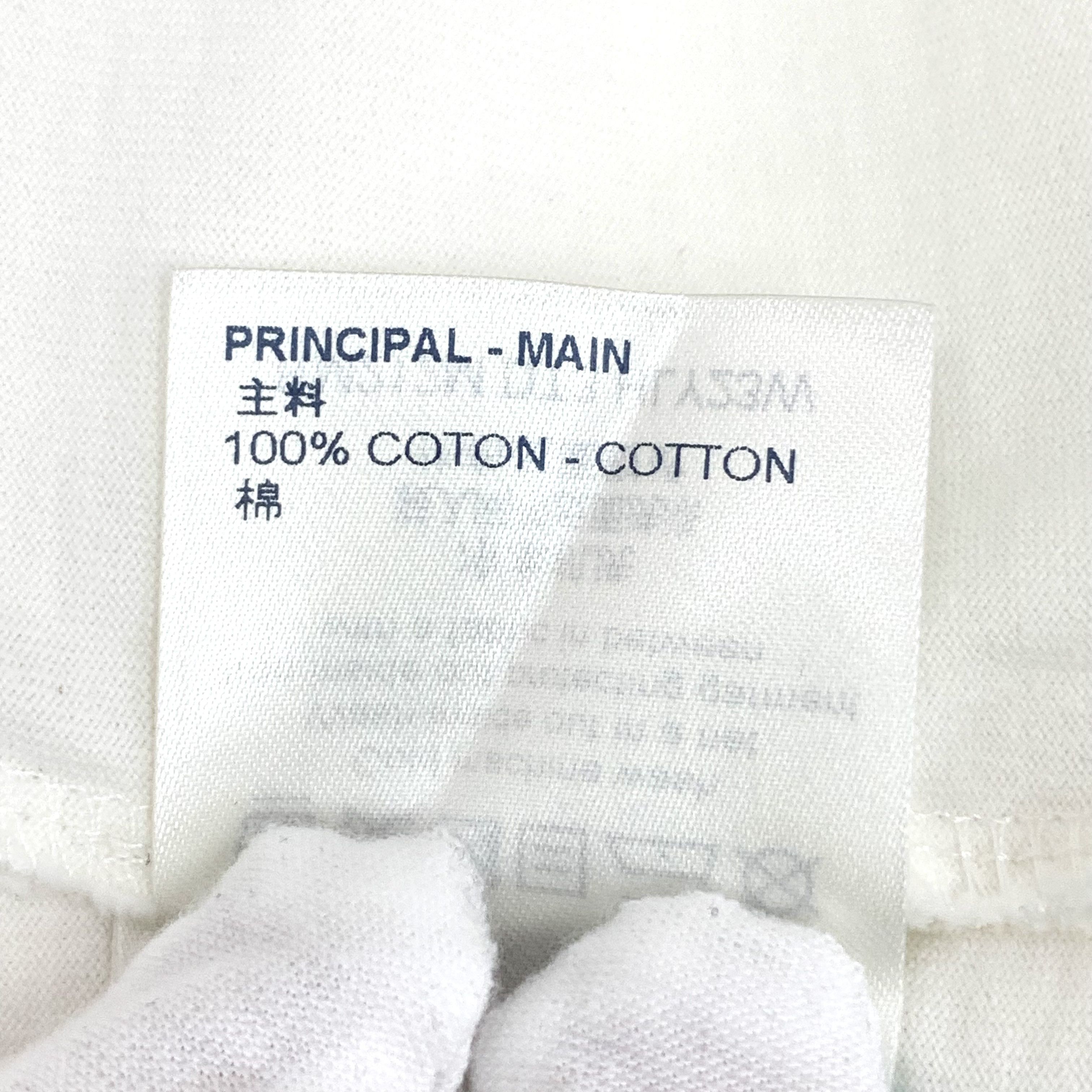 Louis Vuitton Louis Vuitton Embossed Logo Tee White (XL) Size US XL / EU 56 / 4 - 7 Thumbnail