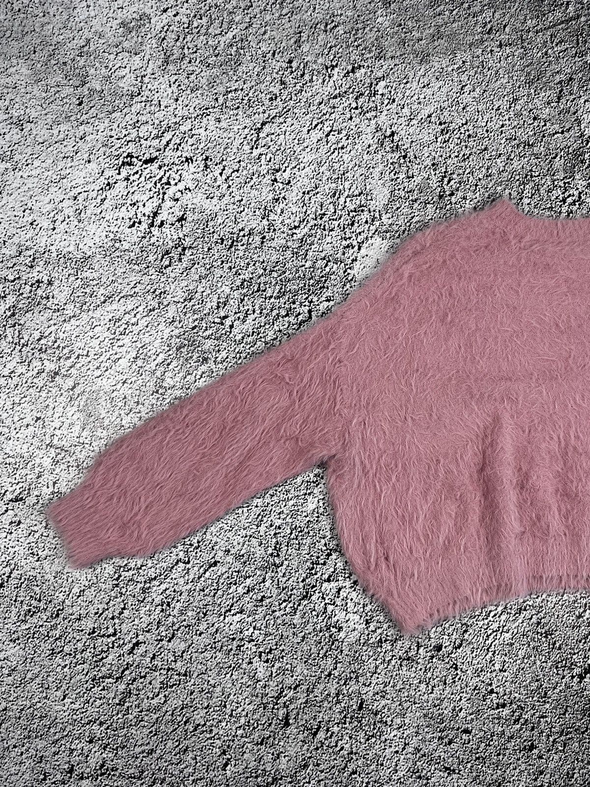 Vintage Vintage Y2K pink fuzzy faux mohair sweater streetwear Size L / US 10 / IT 46 - 7 Thumbnail