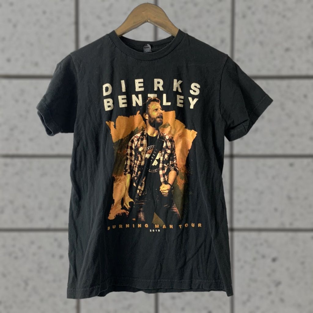 Vintage Dierks Bentley Tour Black Shirt Burning Man Tour 2019 Size Small Shirt Mens Short Sleeve Crew Neck Cotton Black Regular 27” Length 20” Pit to Pit Size US S / EU 44-46 / 1 - 1 Thumbnail