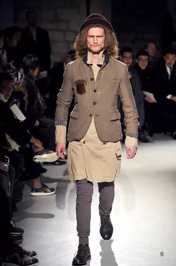 junya watanabe Pleated wool jacket